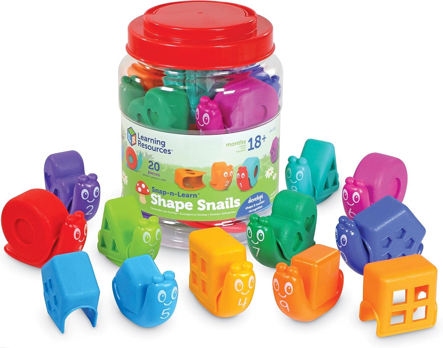 Snap and Learn Zählen passendes Sortierspielzeug ab 18 Monaten - Bild 25 von 36