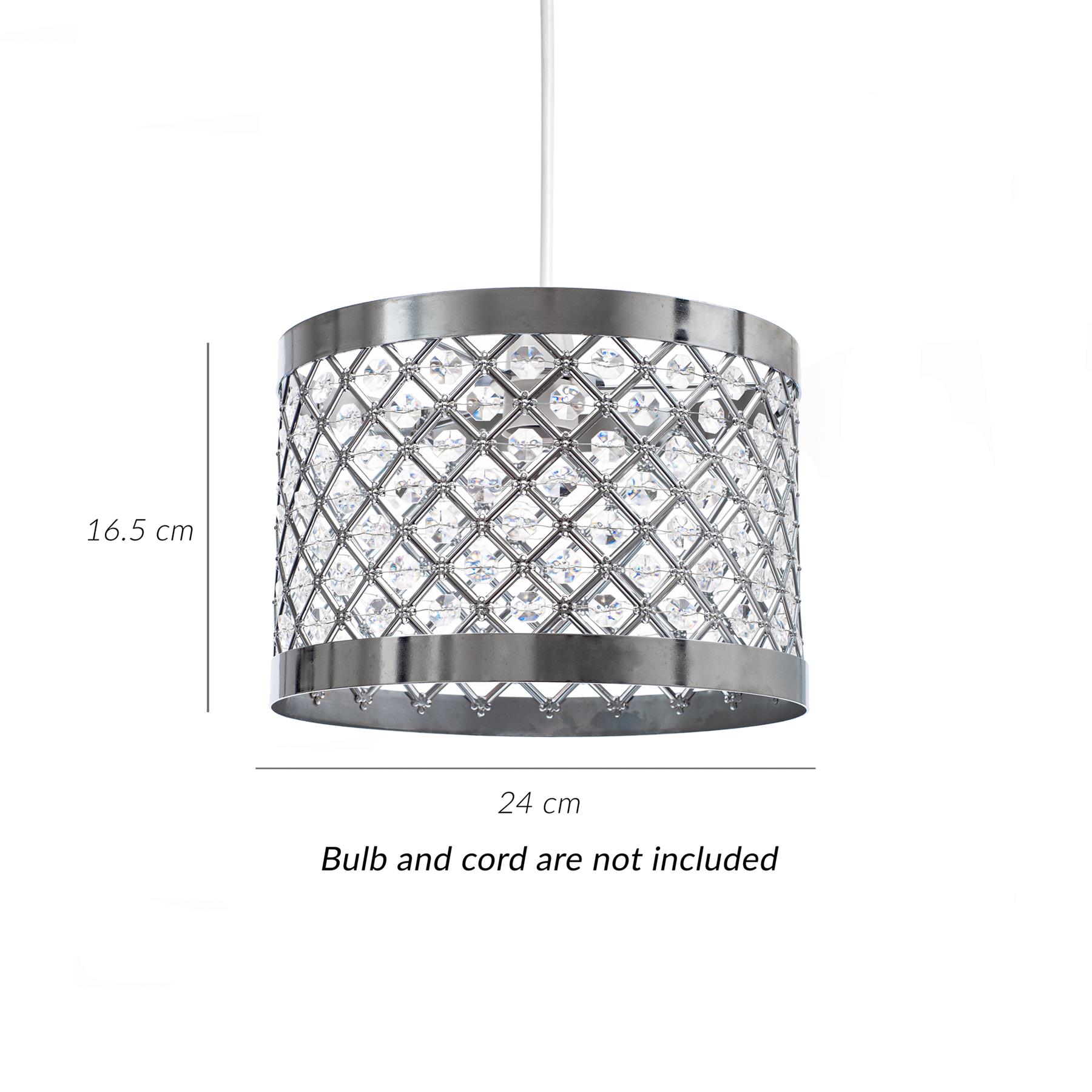 Modern Chandelier Ceiling Light Shades Acrylic Crystal Droplet Pendant Lampshade - Picture 22 of 92