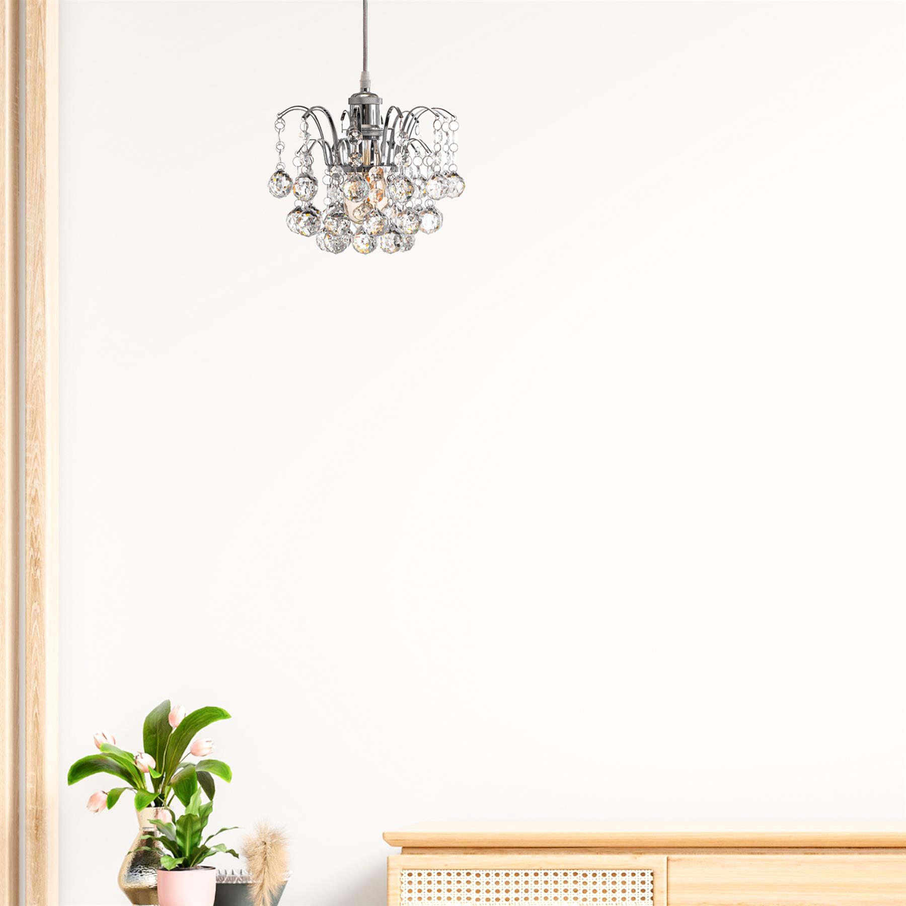Modern Chandelier Ceiling Light Shades Acrylic Crystal Droplet Pendant Lampshade - Picture 56 of 92