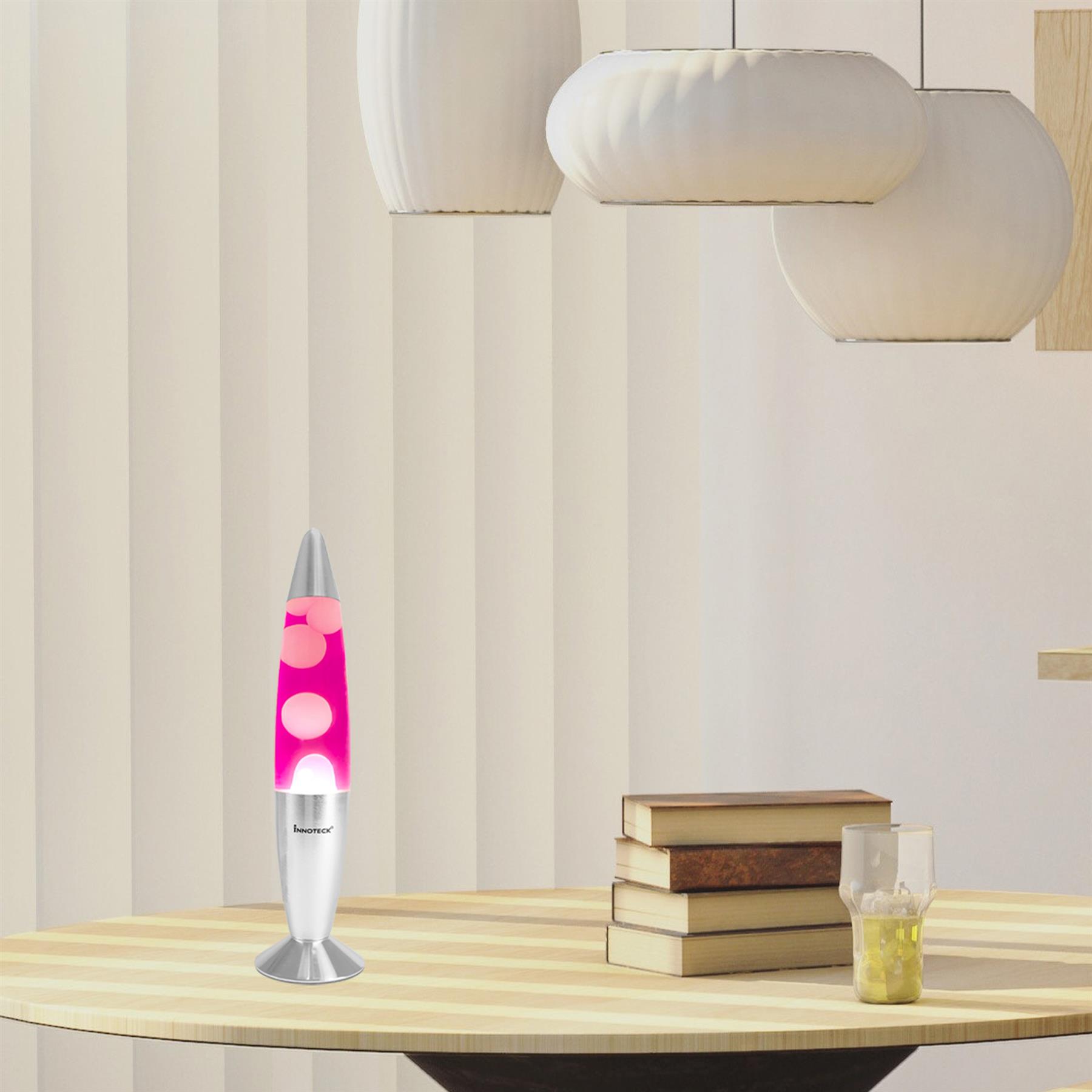 Innoteck Contemporary 13'' Lava Lamp Night Light Peaceful Motion Relaxation - Picture 14 of 20