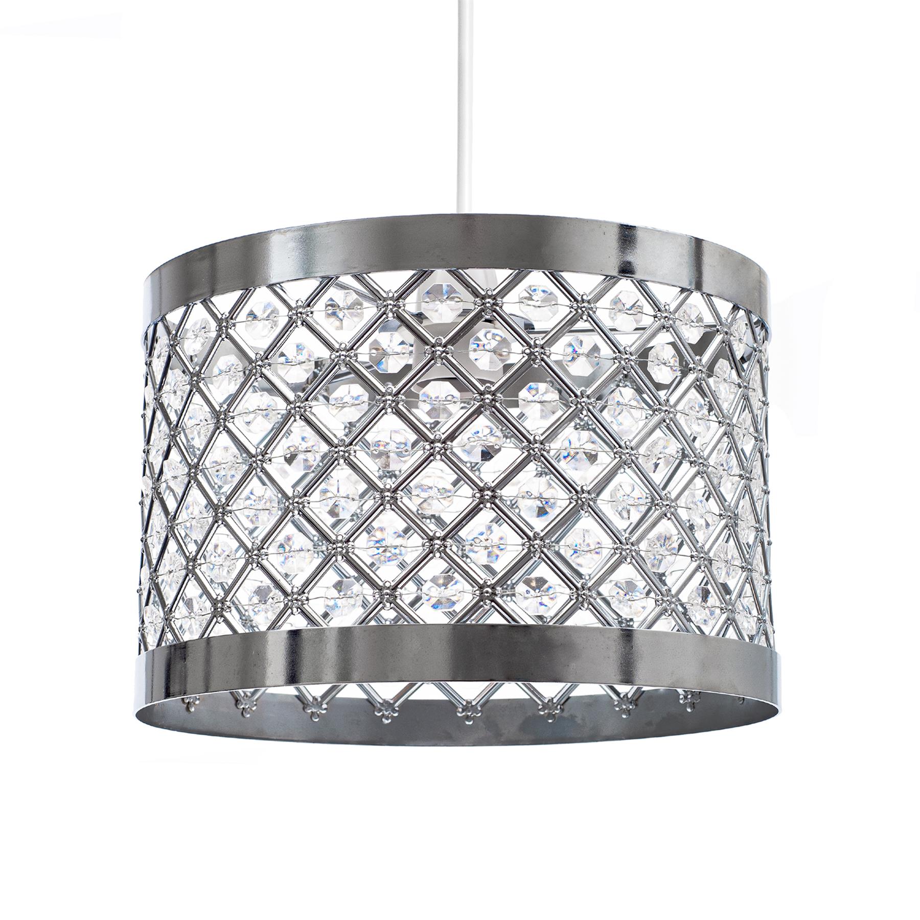 Modern Chandelier Ceiling Light Shades Acrylic Crystal Droplet Pendant Lampshade - Picture 21 of 92