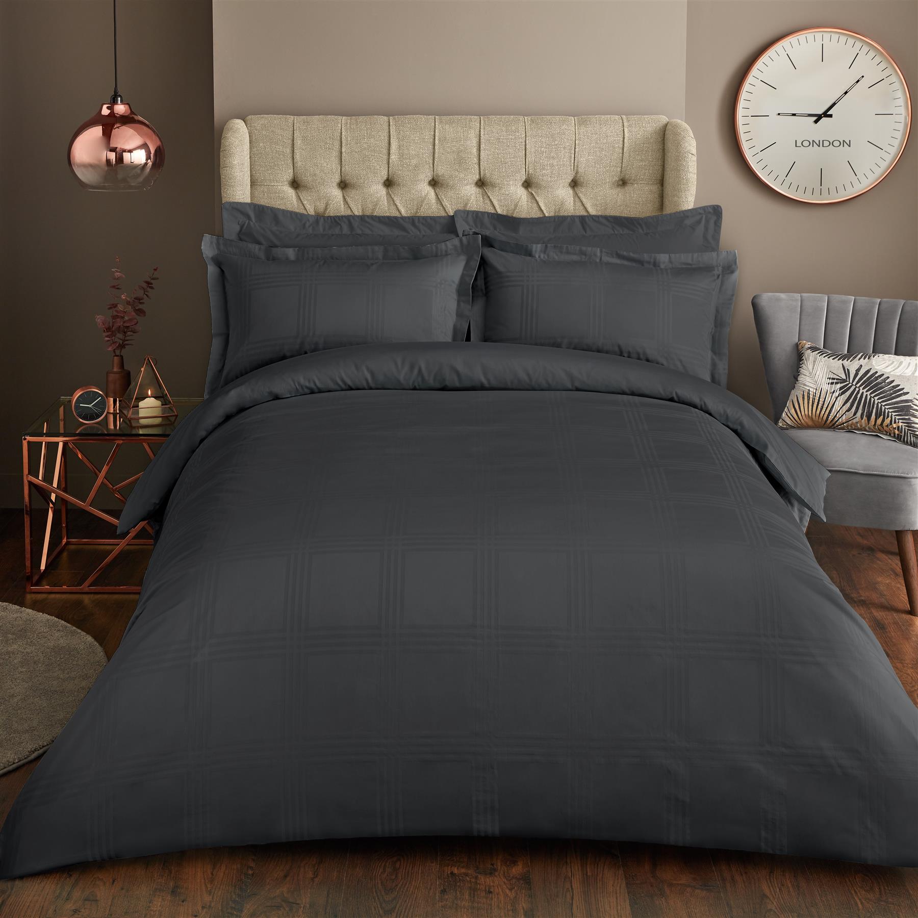 500TC Thread Count Duvet Cover Set Luxurious Woven 100 Egyptian Cotton