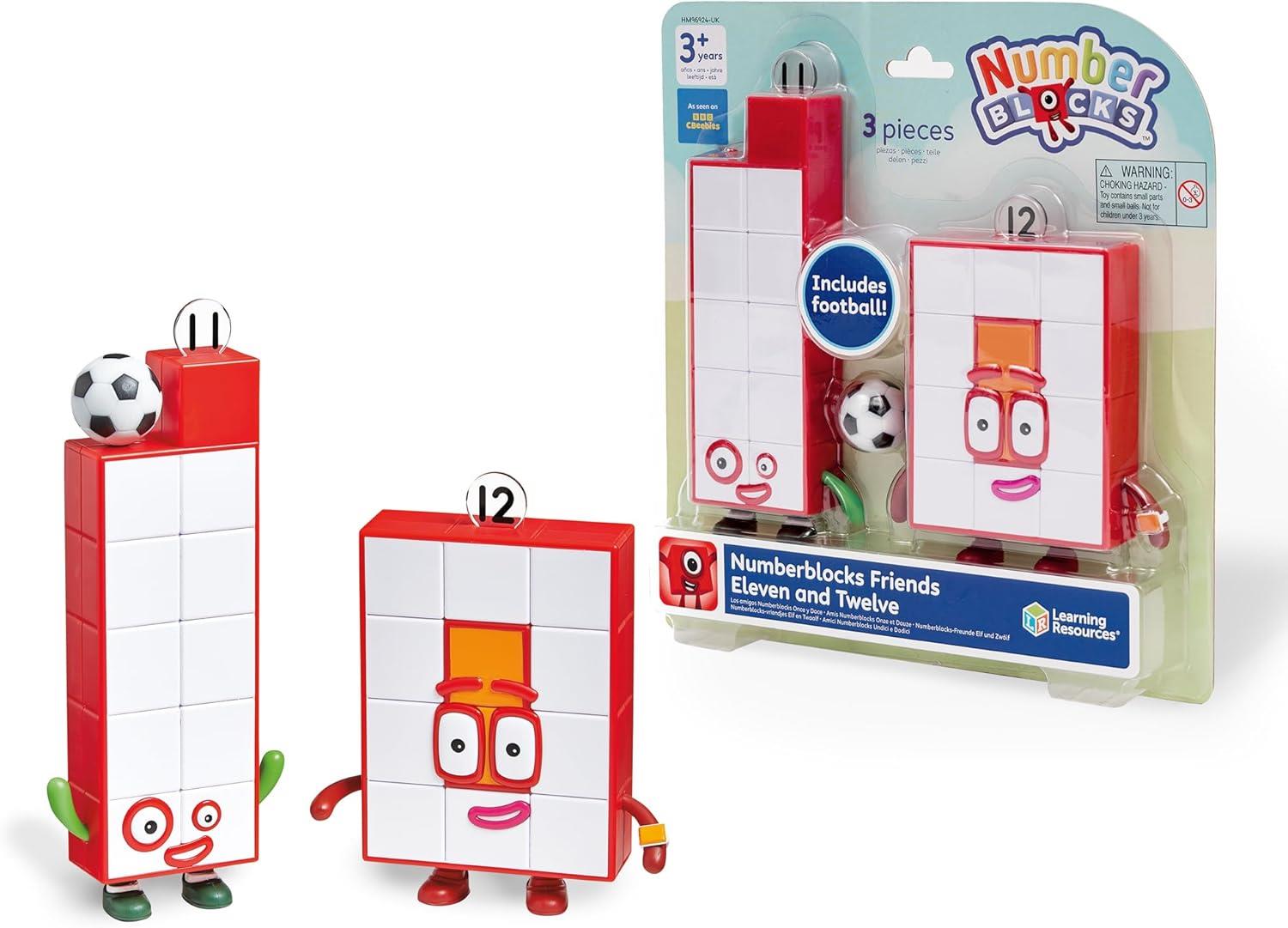 Numberblocks Figures Fifteen & Sixteen Seventeen & Eighteen Nineteen & Twenty