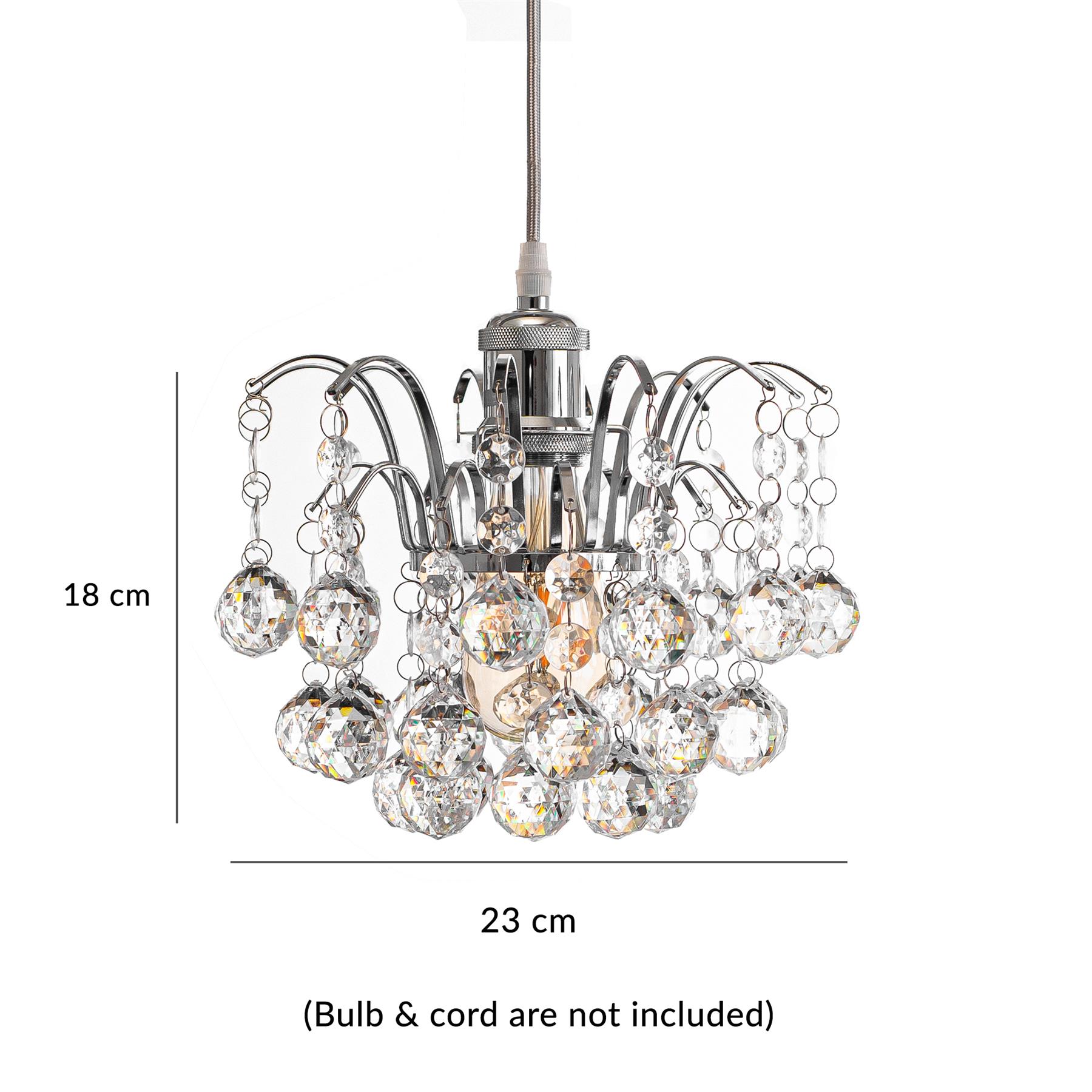 Modern Chandelier Ceiling Light Shades Acrylic Crystal Droplet Pendant Lampshade - Picture 53 of 92