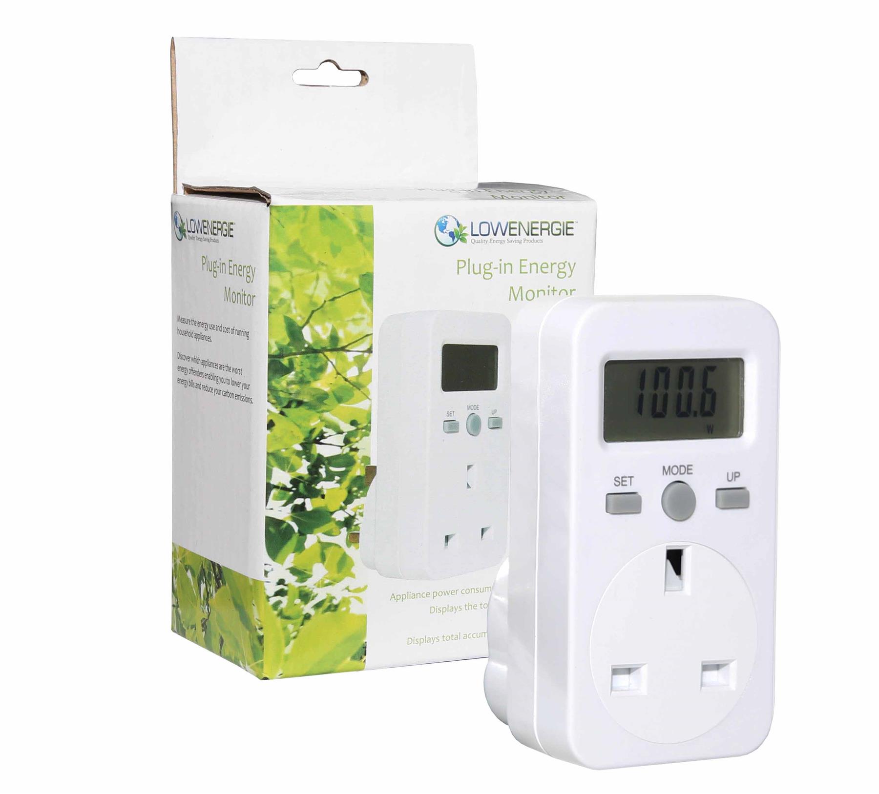 UK Plug-in Energy Monitor Electricity Power Consumption Meter Watt Kwh Analyzer - Picture 25 of 35