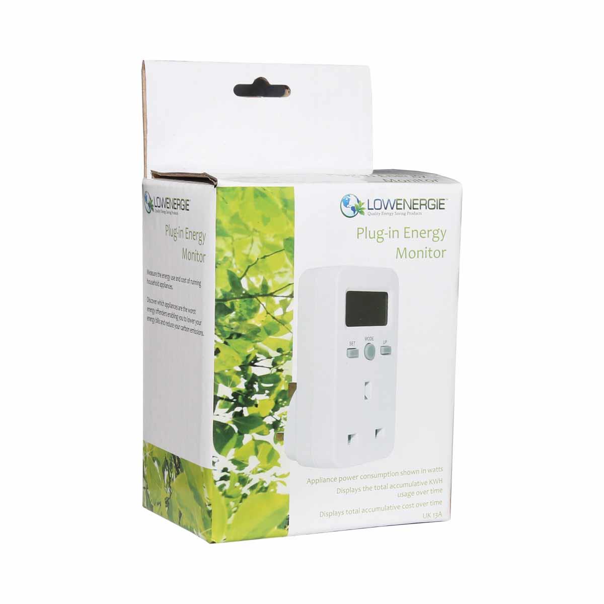 UK Plug-in Energy Monitor Electricity Power Consumption Meter Watt Kwh Analyzer - Picture 31 of 35