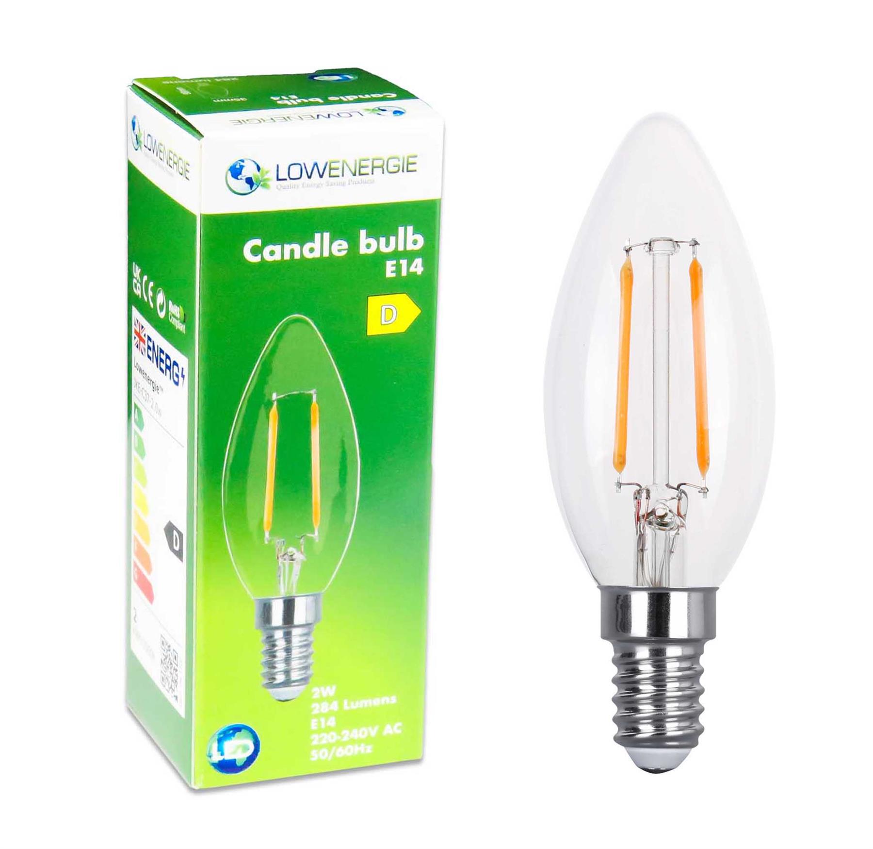 LED Light Bulb Filament Candle Golf Ball A60 E14 E27 B22 Warm White 2700k Screw - Picture 13 of 24