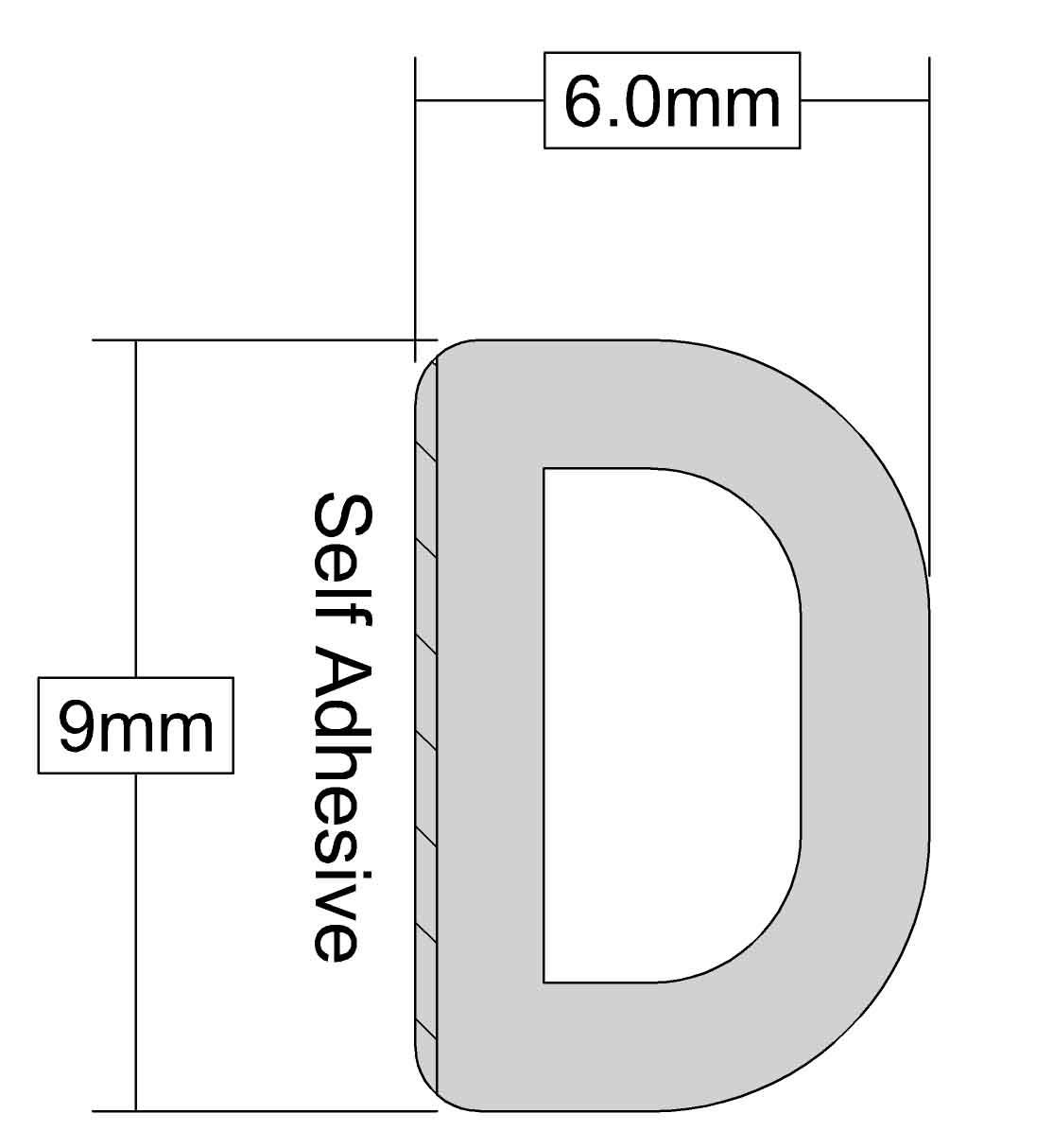 Rubber Draught Excluder Weather Seal 5m or 10m Roll Window Door Draft Proofing