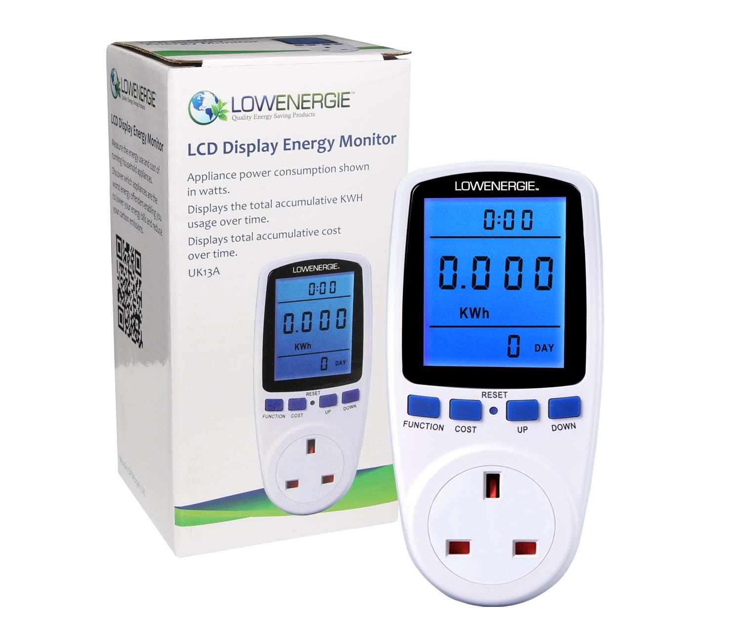 UK Plug-in Energy Monitor Electricity Power Consumption Meter Watt Kwh Analyzer - Picture 19 of 35