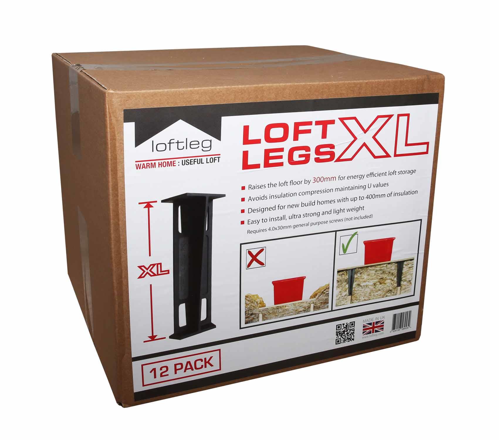 Loftlegs Loft Aislamiento Espaciador Elevado Almacenamiento Embarque Zanco Loftleg Pierna XL  - Imagen 28 de 30