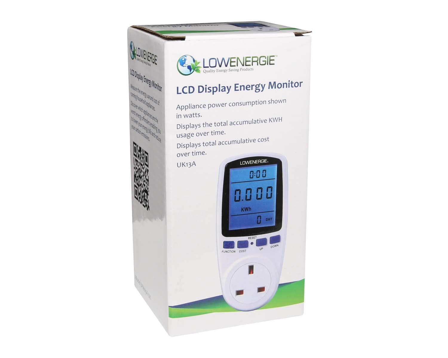 UK Plug-in Energy Monitor Electricity Power Consumption Meter Watt Kwh Analyzer - Picture 14 of 35