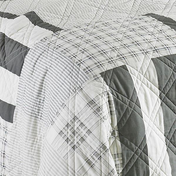 Paoletti Nantucket 100% Cotton Quilted Bedspread 200x230cm Bedding Coverlet UK - Produktbild 4