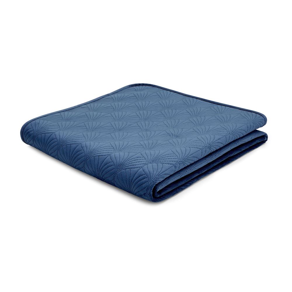 Catherine Lansfield Art Deco Pearl Shell Quilted Bedspread Textured Bedding UK - Produktbild 6