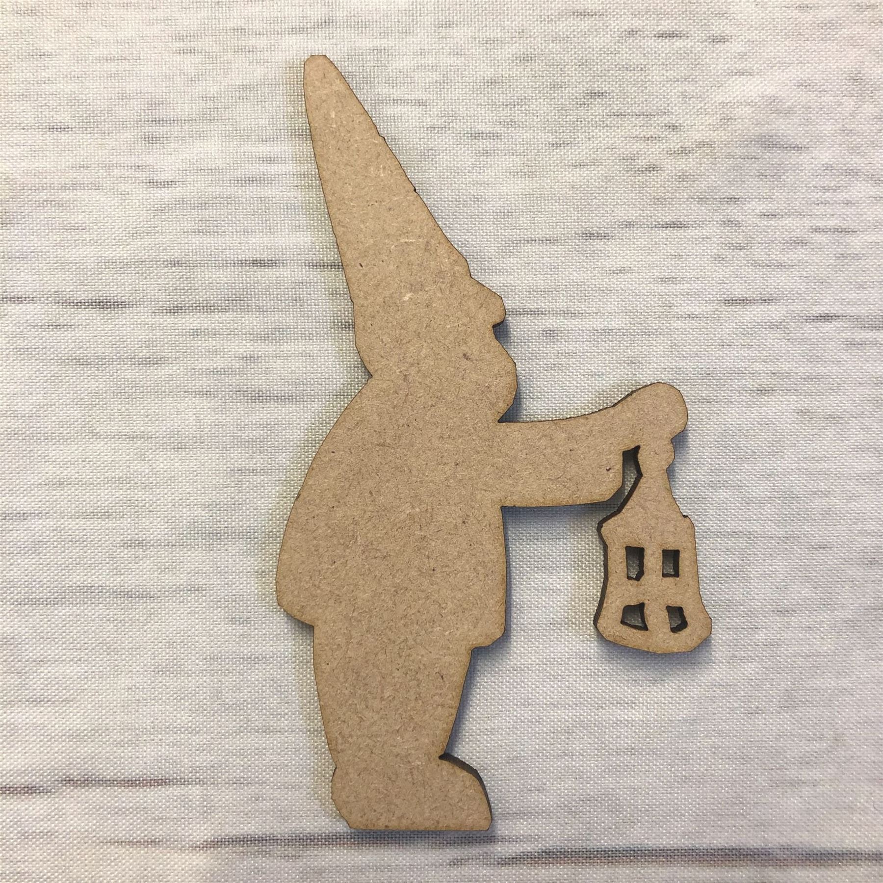 Wichtel 3 MDF Holz Märchenland &amp; Zaubersockel Holzrohling Basteln