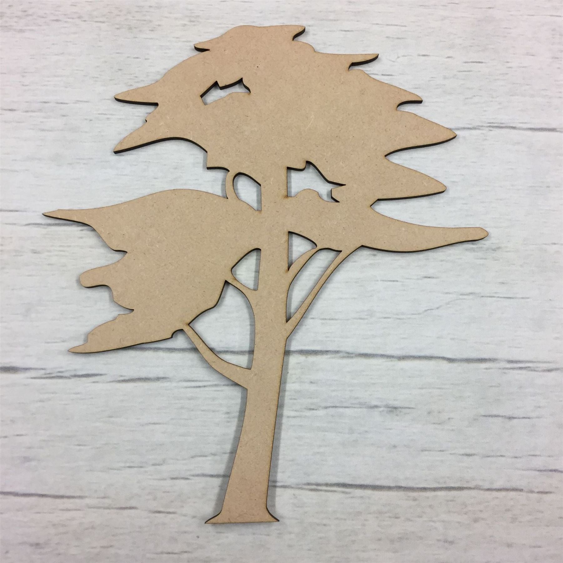 Tree 1 MDF Wood Nature & Weather Base Wooden Blank Craft - Picture 2 of 5