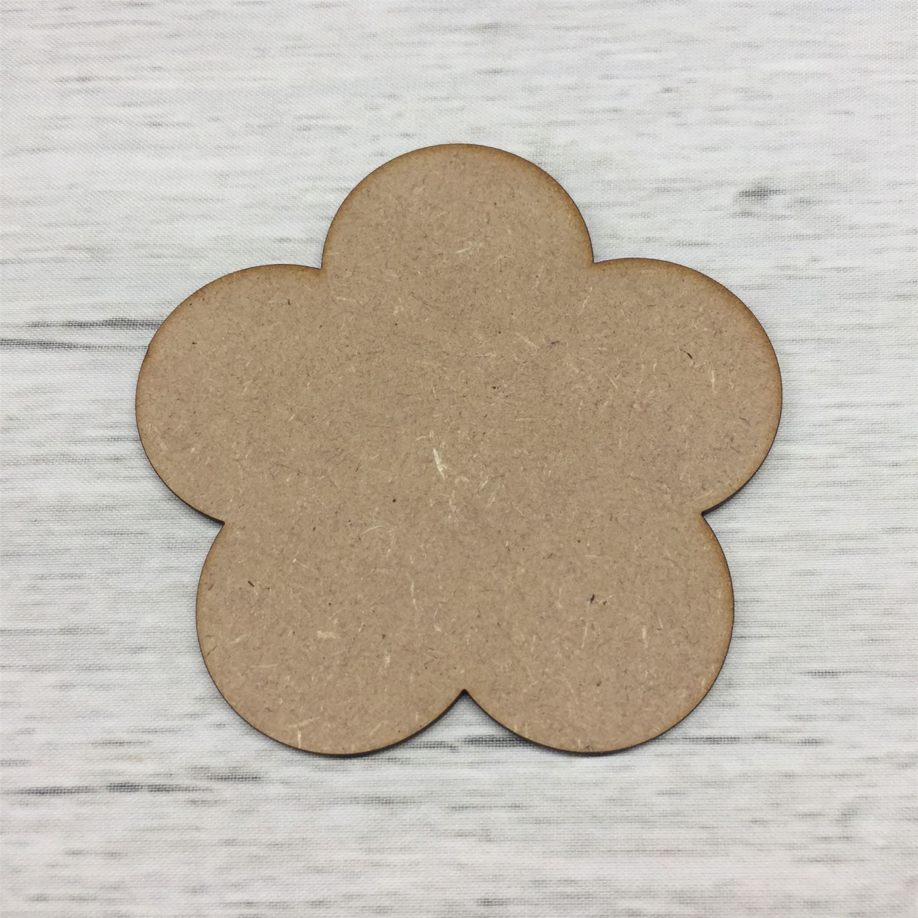 Flower 1 MDF Wood Nature & Weather Base Wooden Blank Craft - Picture 4 of 5