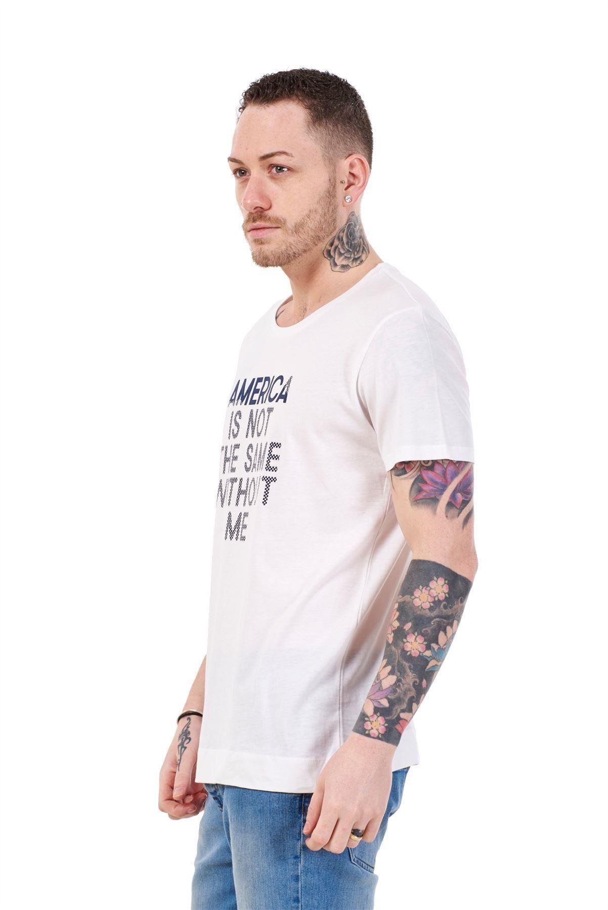 Mens Printed T-Shirt Short Sleeve Crew Neck Casual Summer Cotton Tee Top Gift - Picture 7 of 9