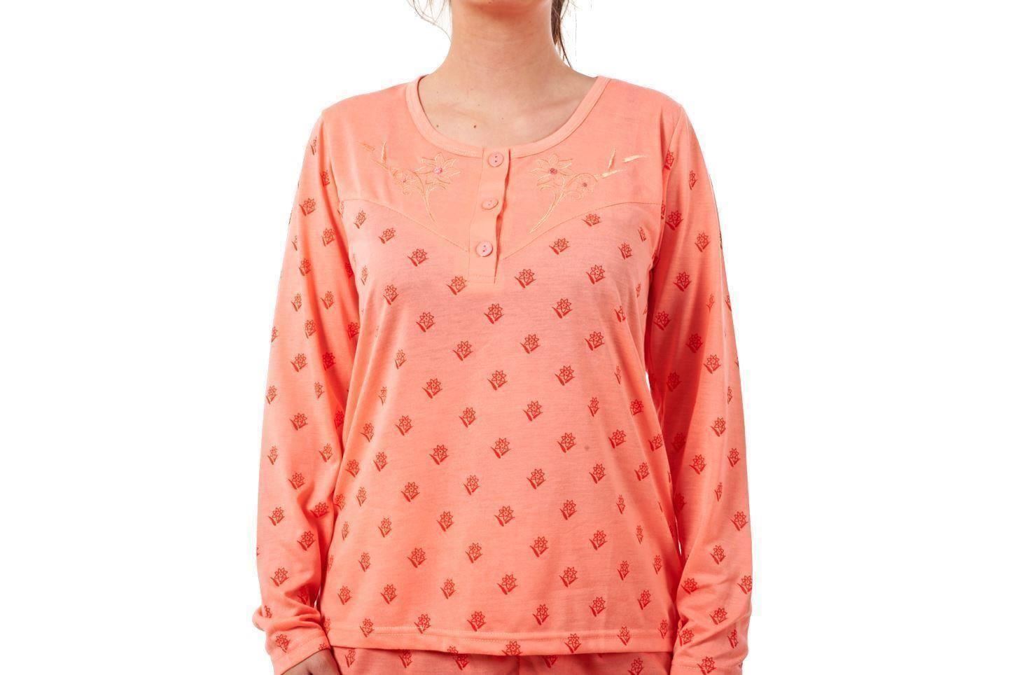 eve Floral Printed Women Nightwear Soft PJs 