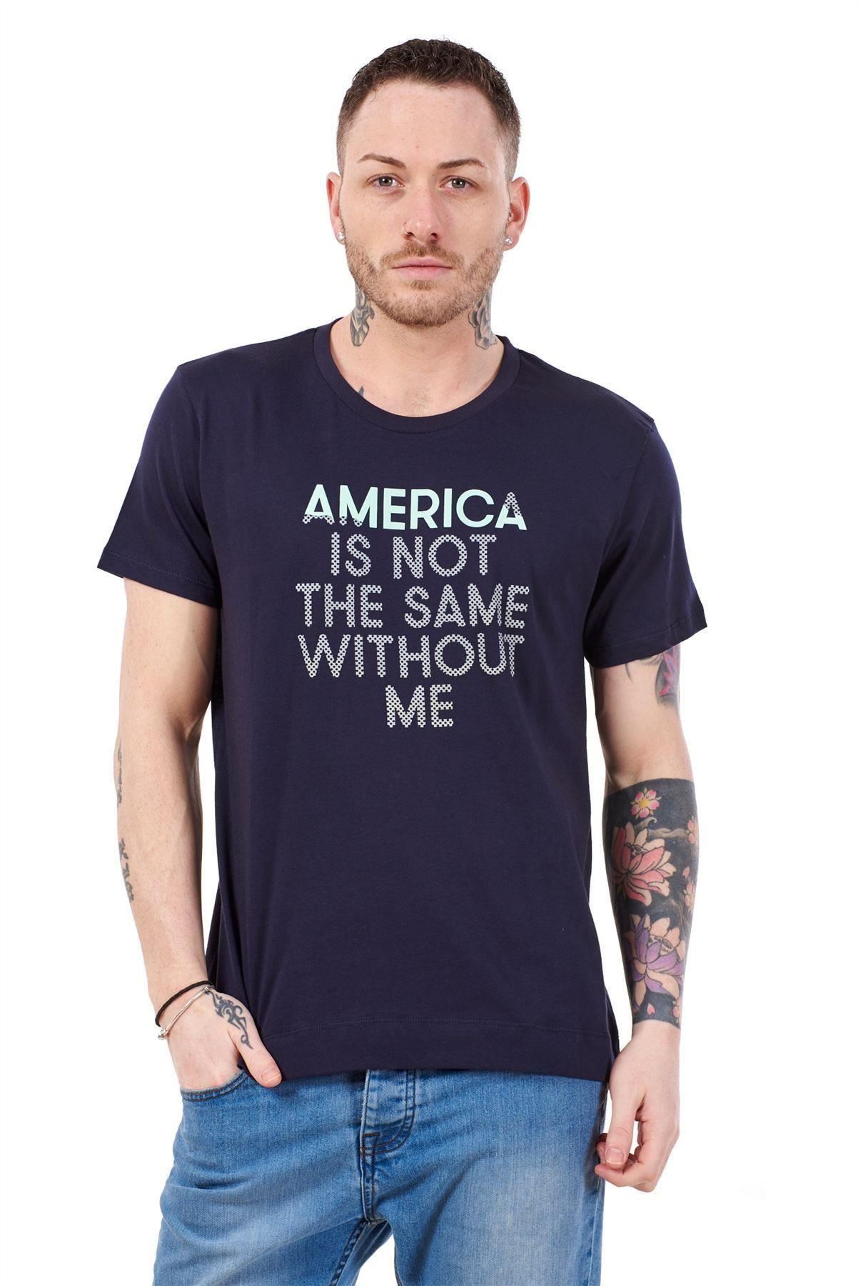 Mens Printed T-Shirt Short Sleeve Crew Neck Casual Summer Cotton Tee Top Gift - Picture 2 of 9