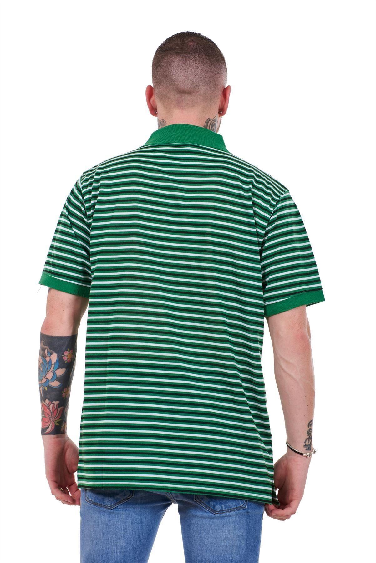 New Mens Striped TShirts Loose Fit Polycotton Tops Tees Casual Shirts M to XXL eBay