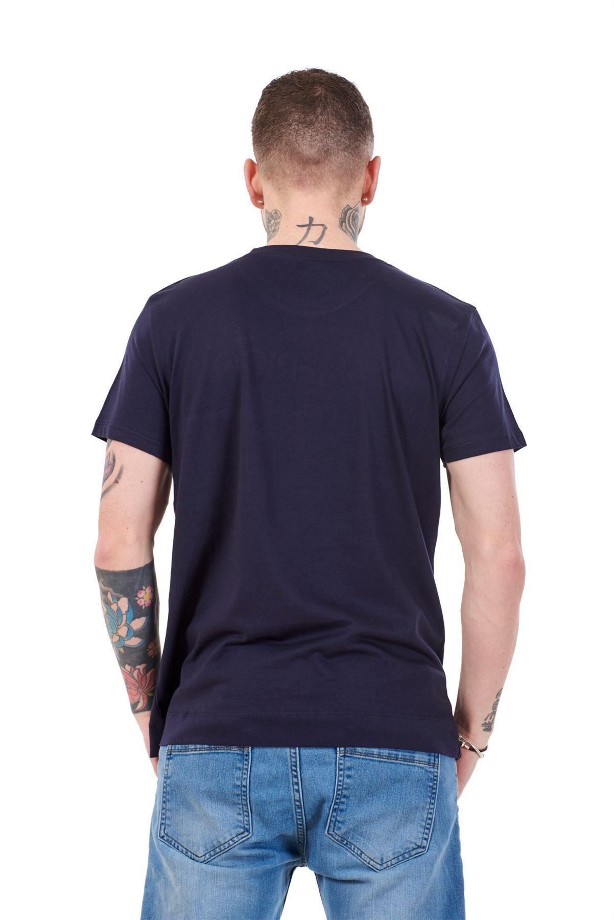 Mens Printed T-Shirt Short Sleeve Crew Neck Casual Summer Cotton Tee Top Gift - Picture 3 of 9