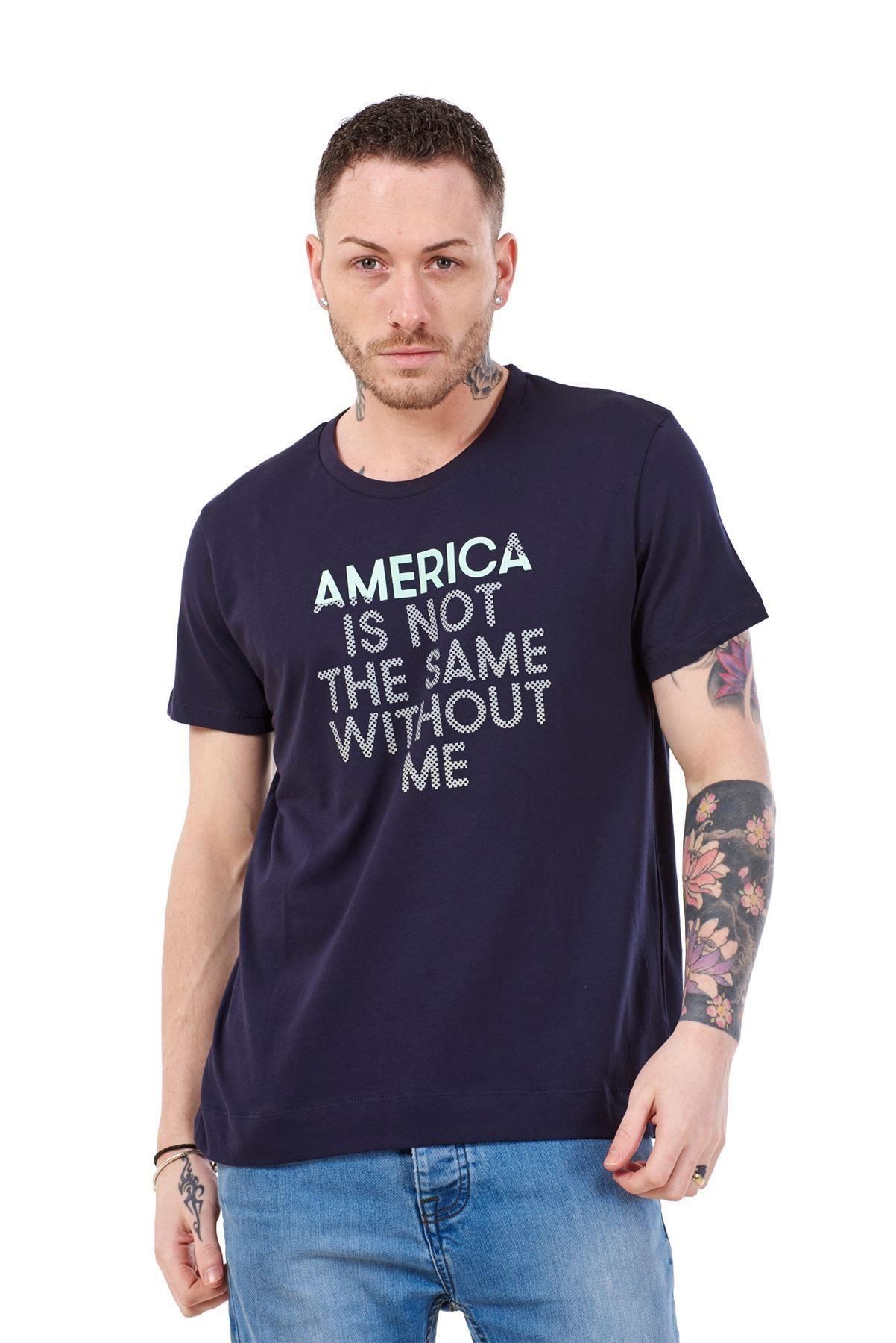 Mens Printed T-Shirt Short Sleeve Crew Neck Casual Summer Cotton Tee Top Gift - Picture 5 of 9