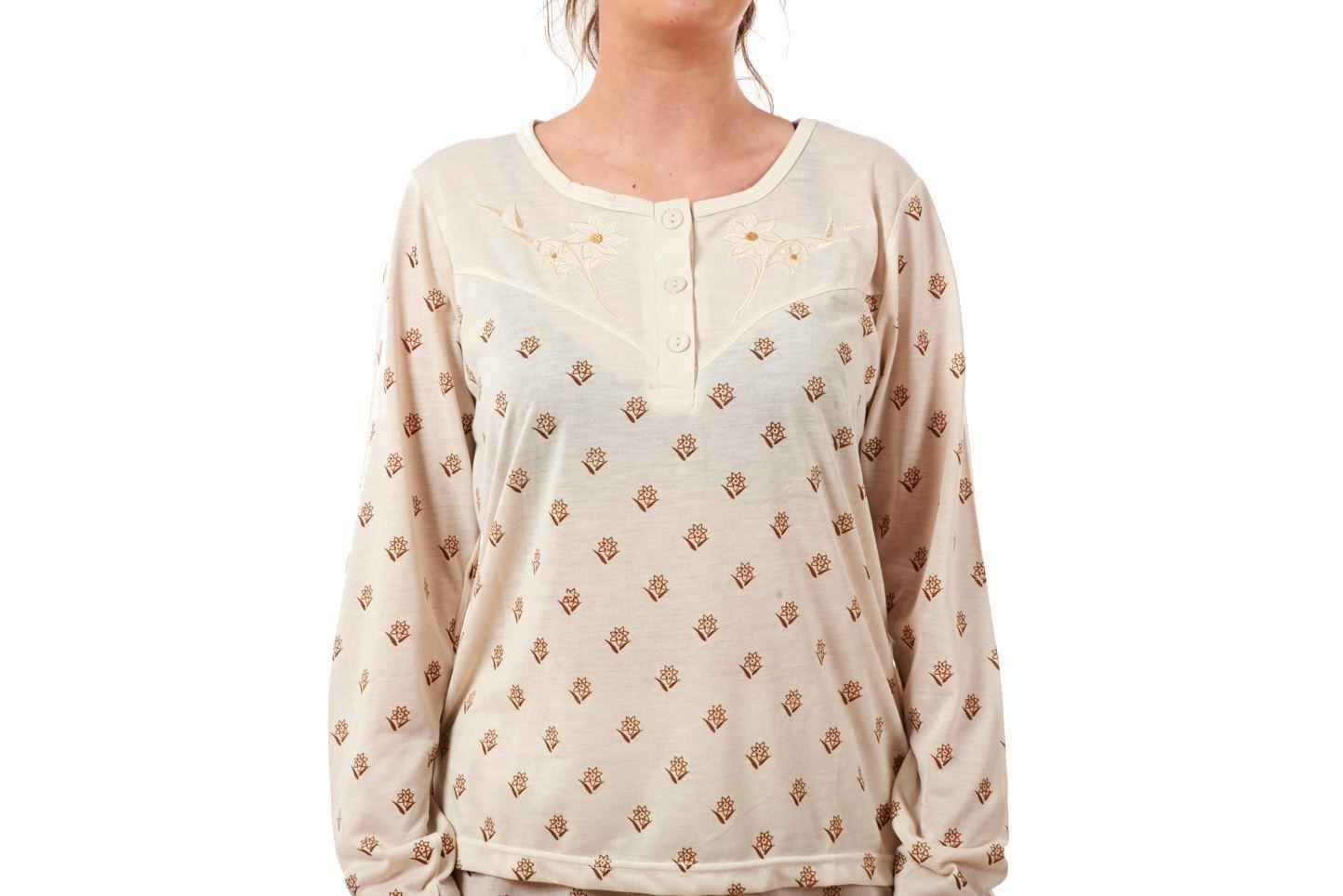 eve Floral Printed Women Nightwear Soft PJs 