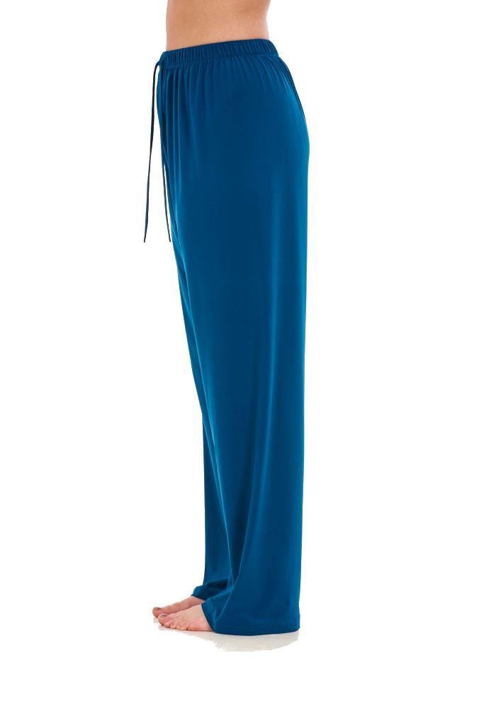 Ladies Women Trouser Elasticated wide leg High waist ITY Regular Pants ...