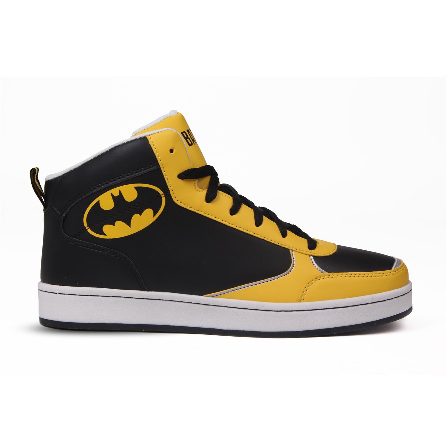 DC Comics Character Mens Hi Top High Tops Casual Sport Trainers Ankle Shoes eBay