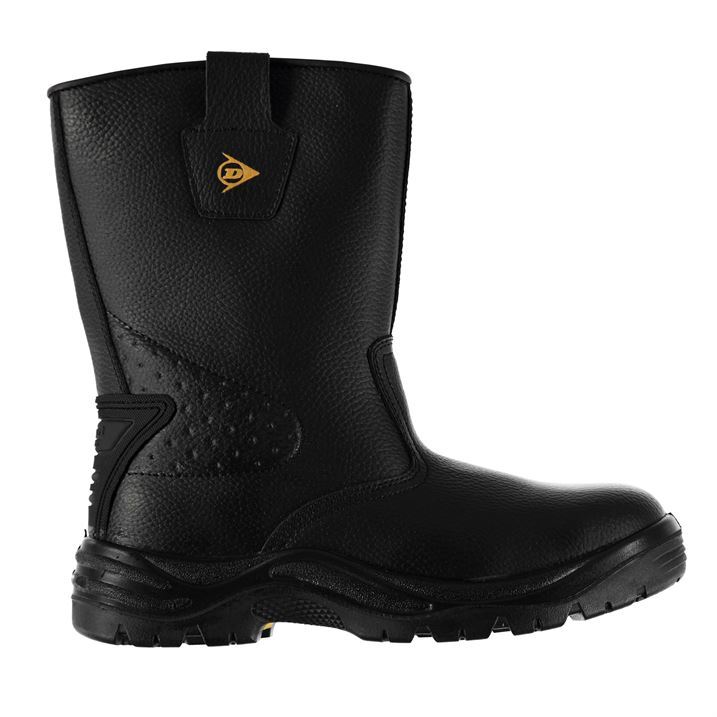 Dunlop Mens Safety Rigger Boots Steel Toe Cap Waterproof Oil Slip