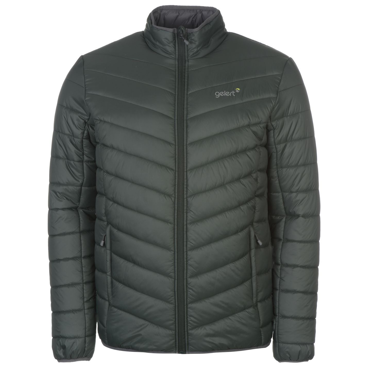 Gelert Shield Jacket Mens Gents Down Coat Top Chin Guard High Neck