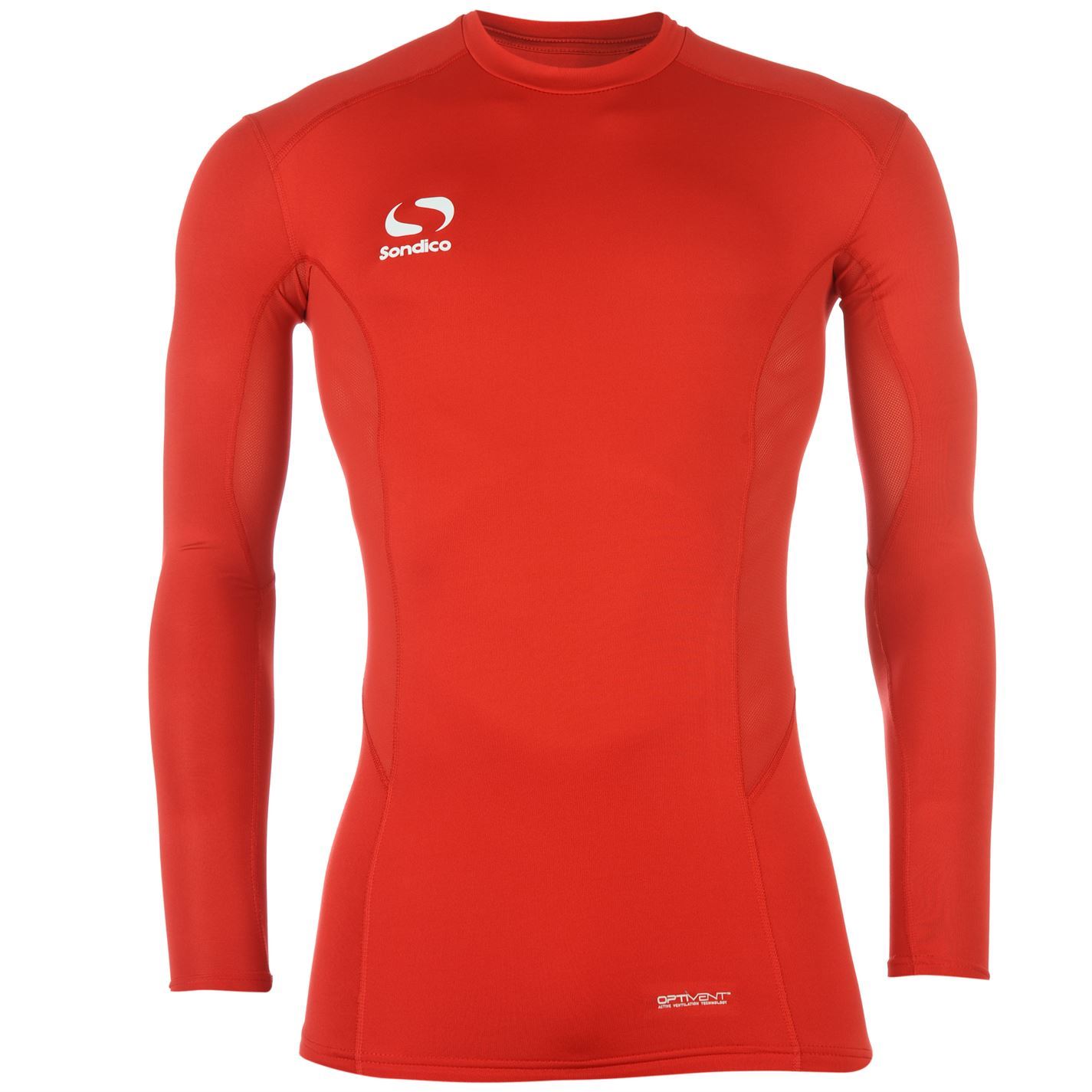 Sondico Mens Base Core Long Sleeve Base Layer Top Long Sleeve Sport