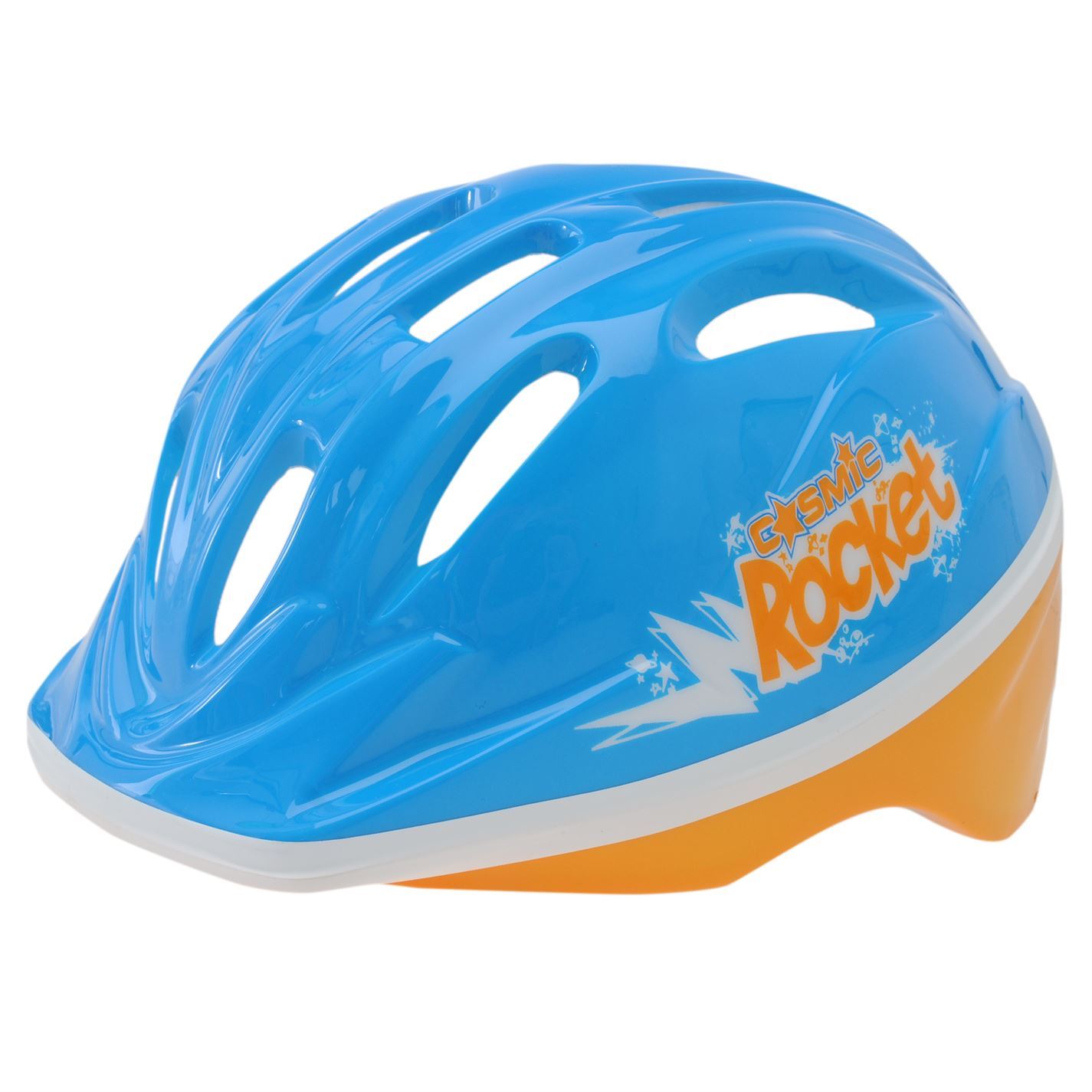 Cosmic Kids Bike Helmet and Knee Pads Set Childrens Hard Shell