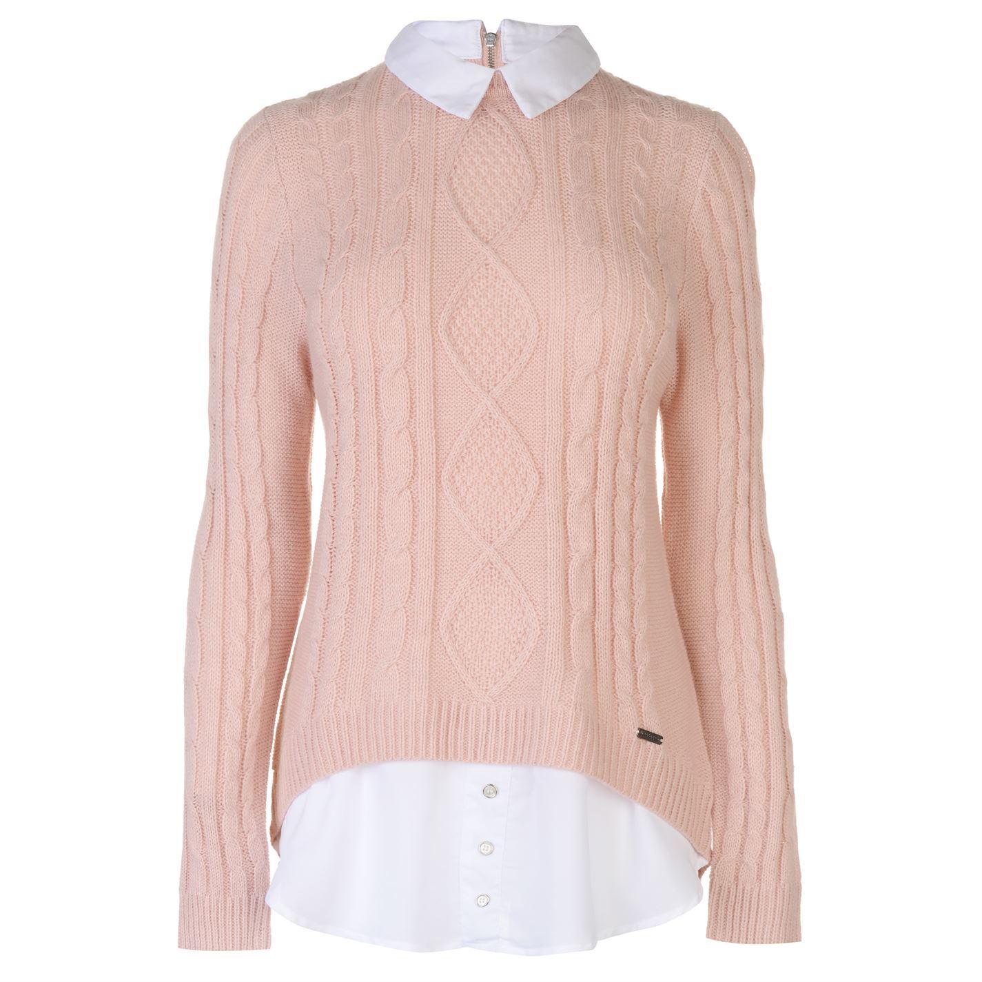 Womens Shirt Collar Jumper RLDM