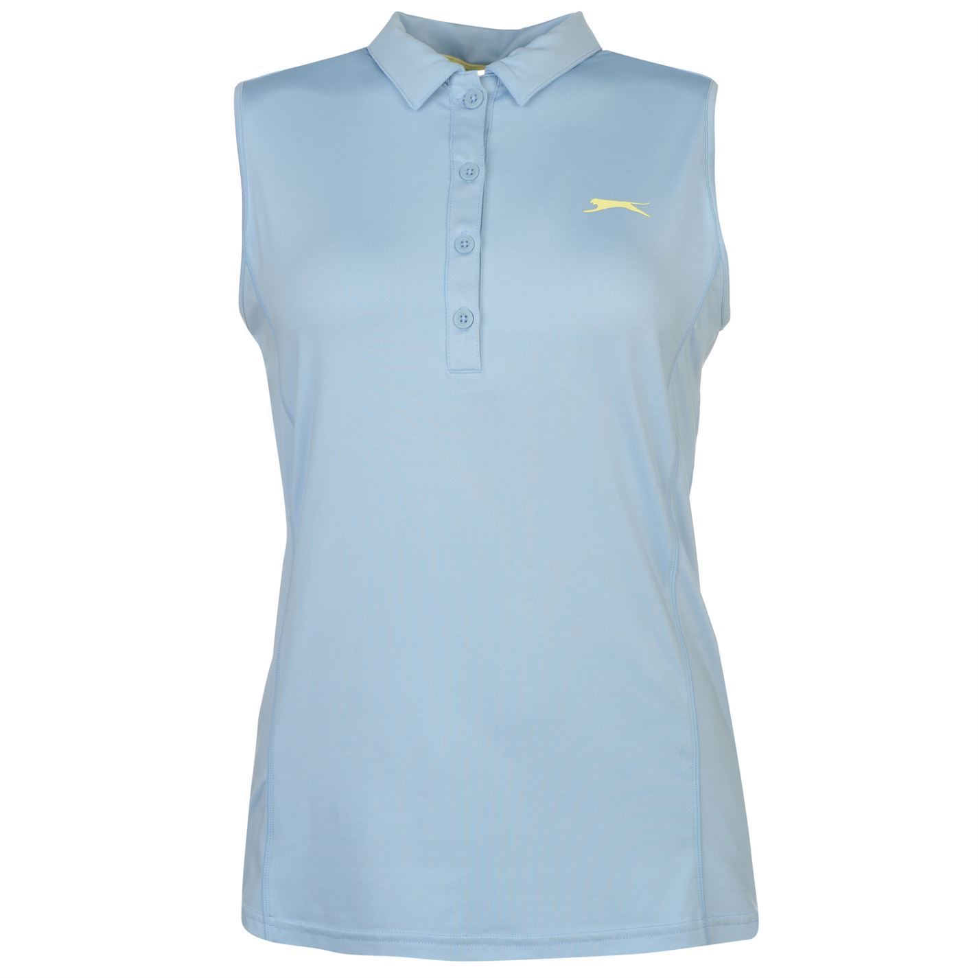 Slazenger Womens Sleeveless Golf Polo Tee Shirt Top Collared Sweat