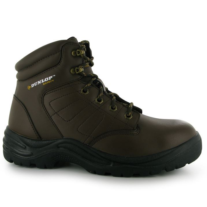 Dunlop Mens Dakota Safety Boots Lace Up Shock Absorbing Steel Toe Cap Shoes eBay