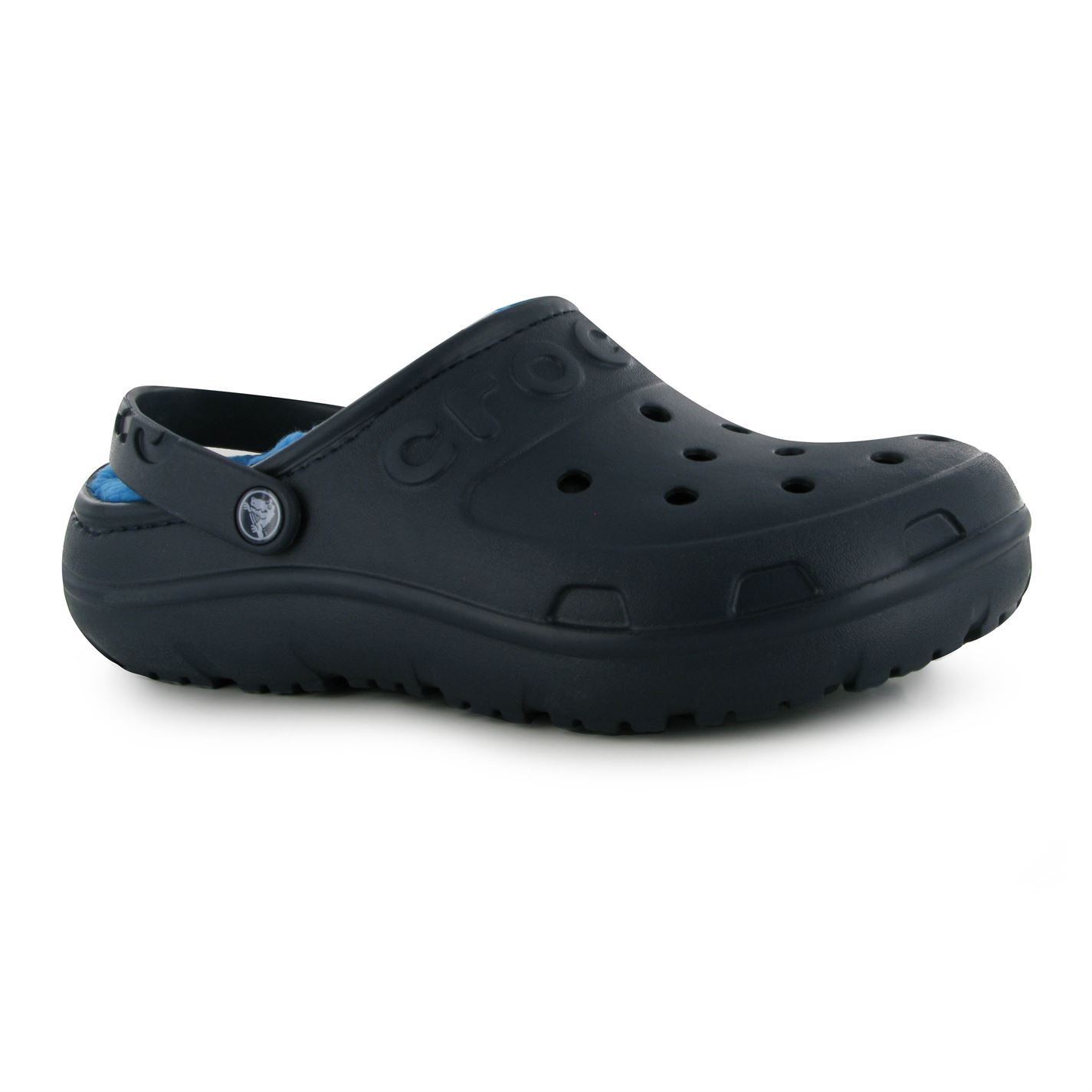 Crocs Gents Mens Hilo Lined Clogs Slip On Breathable Textile Shoes eBay