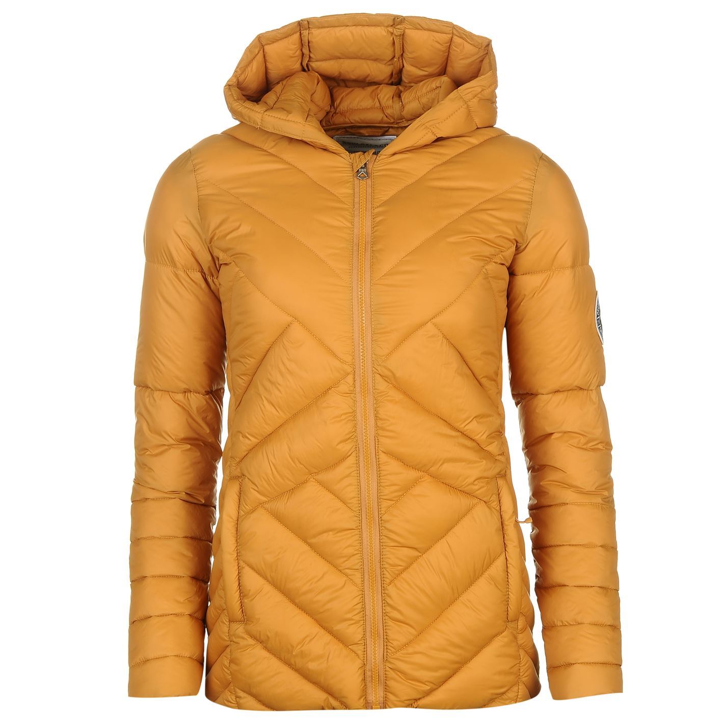 SoulCal Womens Micro Bubble Hooded Jacket Padded Coat Top Lightweight