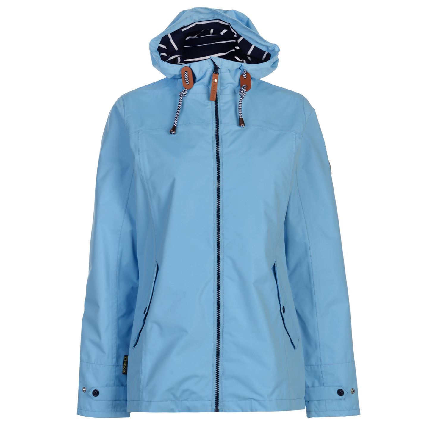 Gelert Coast Water Repellent Jacket Ladies Coat Top High Neck Hooded ...