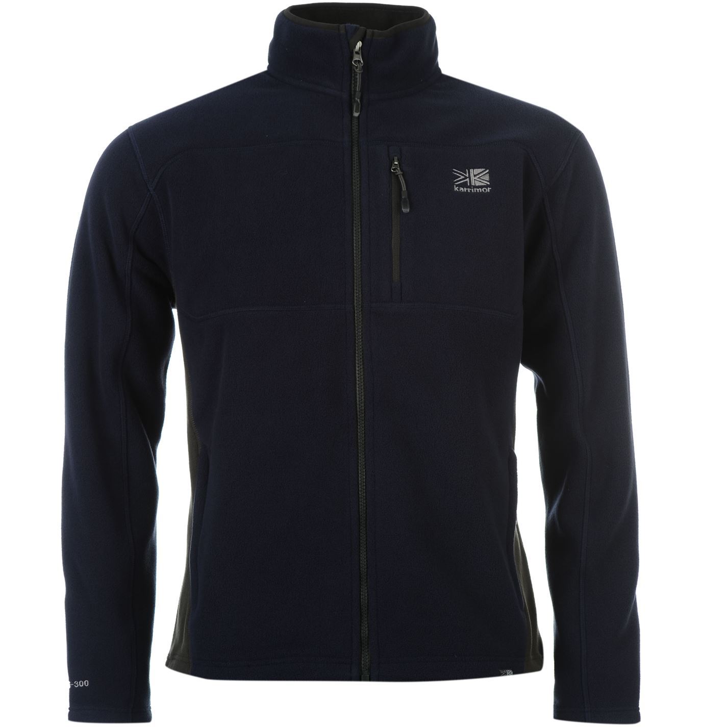 Karrimor Fleece Jacket Zip Through Outerwear High Collar Mens Gents eBay