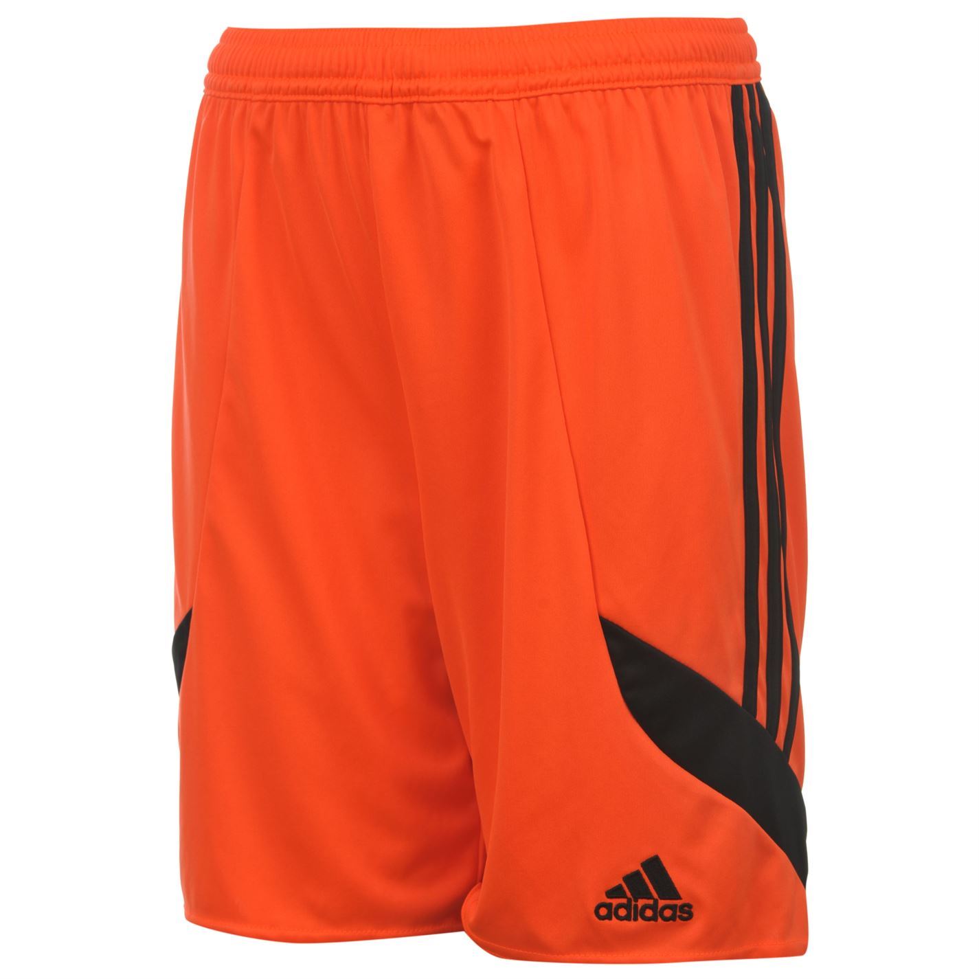 adidas Kids 3 Stripe Nova Shorts Junior Boys Climalite Elastic Football