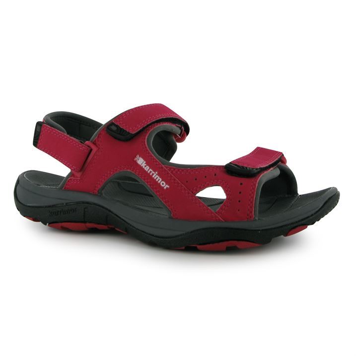 Discount Karrimor Salina Leather Ladies Walking Sandals - Karrimor Brown Trainers