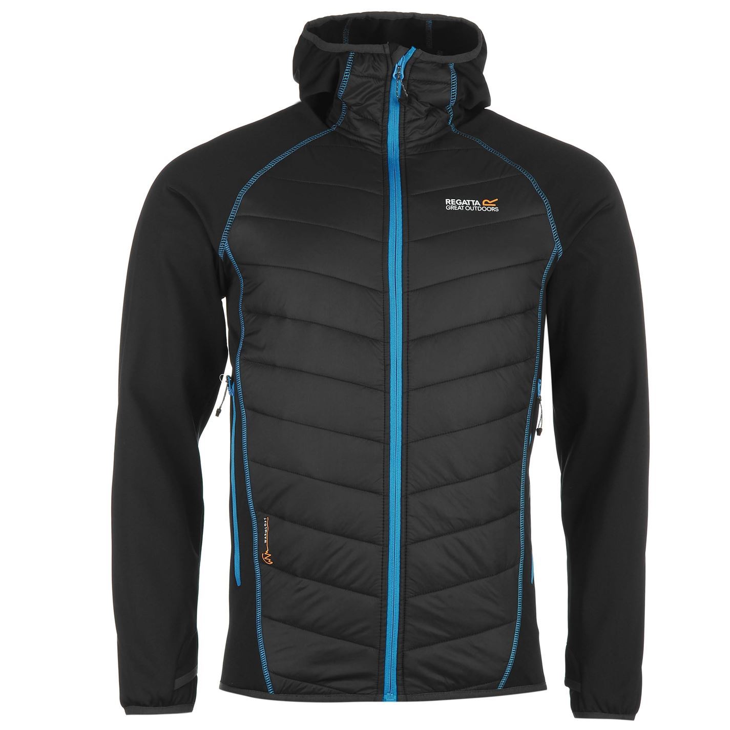 Regatta Men Anderson Jacket Top Coat Outdoor Chin Guard Full Zip Water