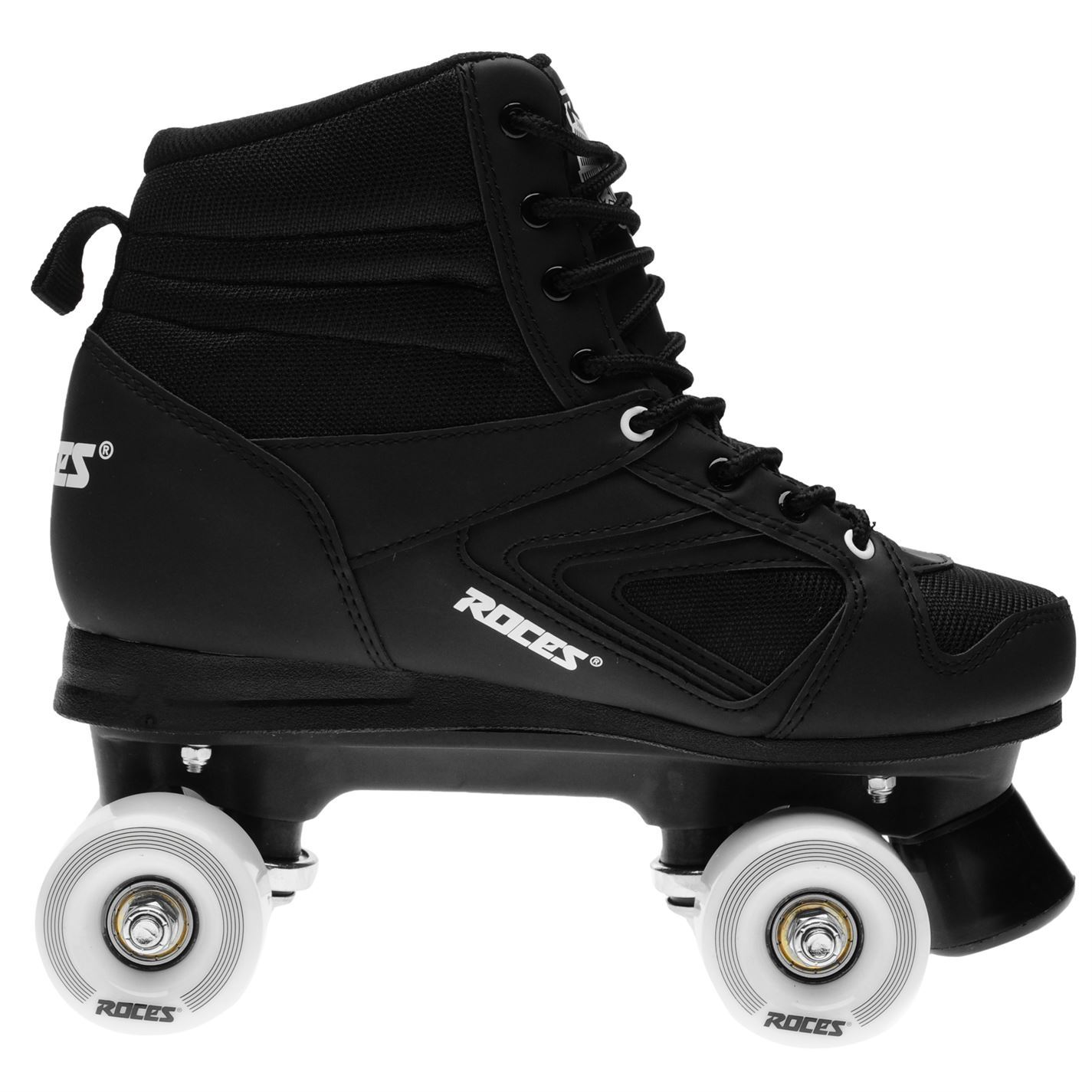 Roces Mens Kolossal Quad Skates Lace Up Padded Ankle Collar Front Brake eBay