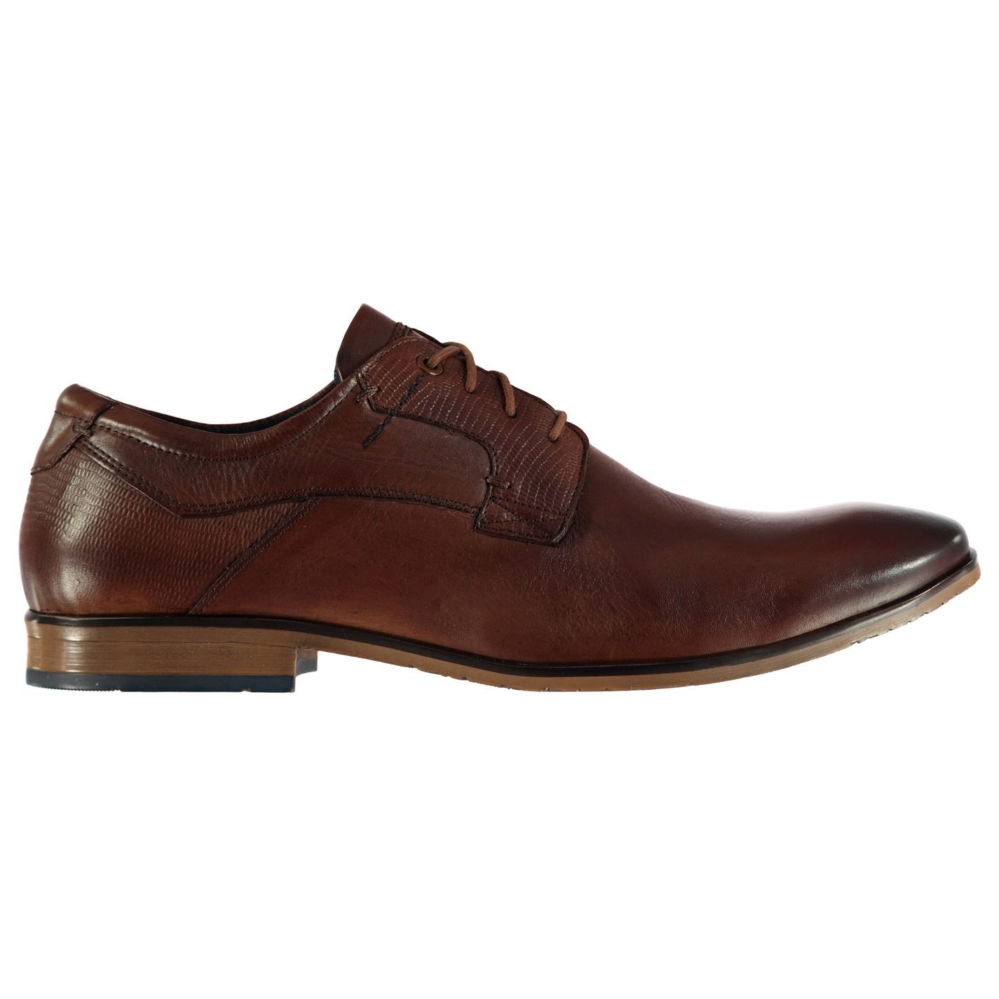 POD Uomo Pattern Tie Schuhes Smart Lace Up Up Up Slight Heel TextuROT Panelling Tonal 7ed15c POD Uomo Pattern Tie Schuhes Smart Lace Up Up Up Slight Heel TextuROT Panelling Tonal 7ed15c