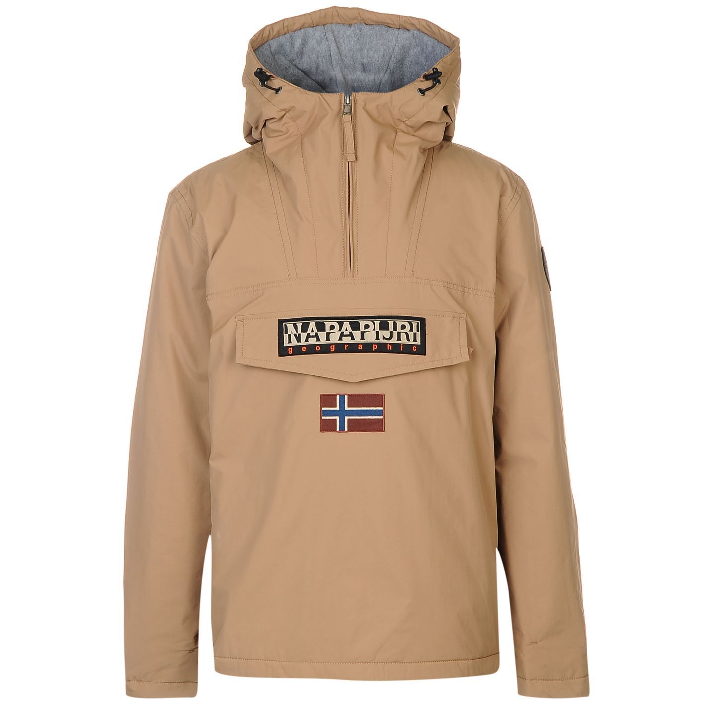 Mens Napapijri Rainforest Overhead Winter Jacket Harrington Hooded New | eBay