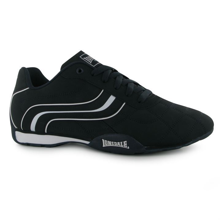 Lonsdale Mens Camden Trainers Lace Up Casual Sports Shoes Footwear eBay