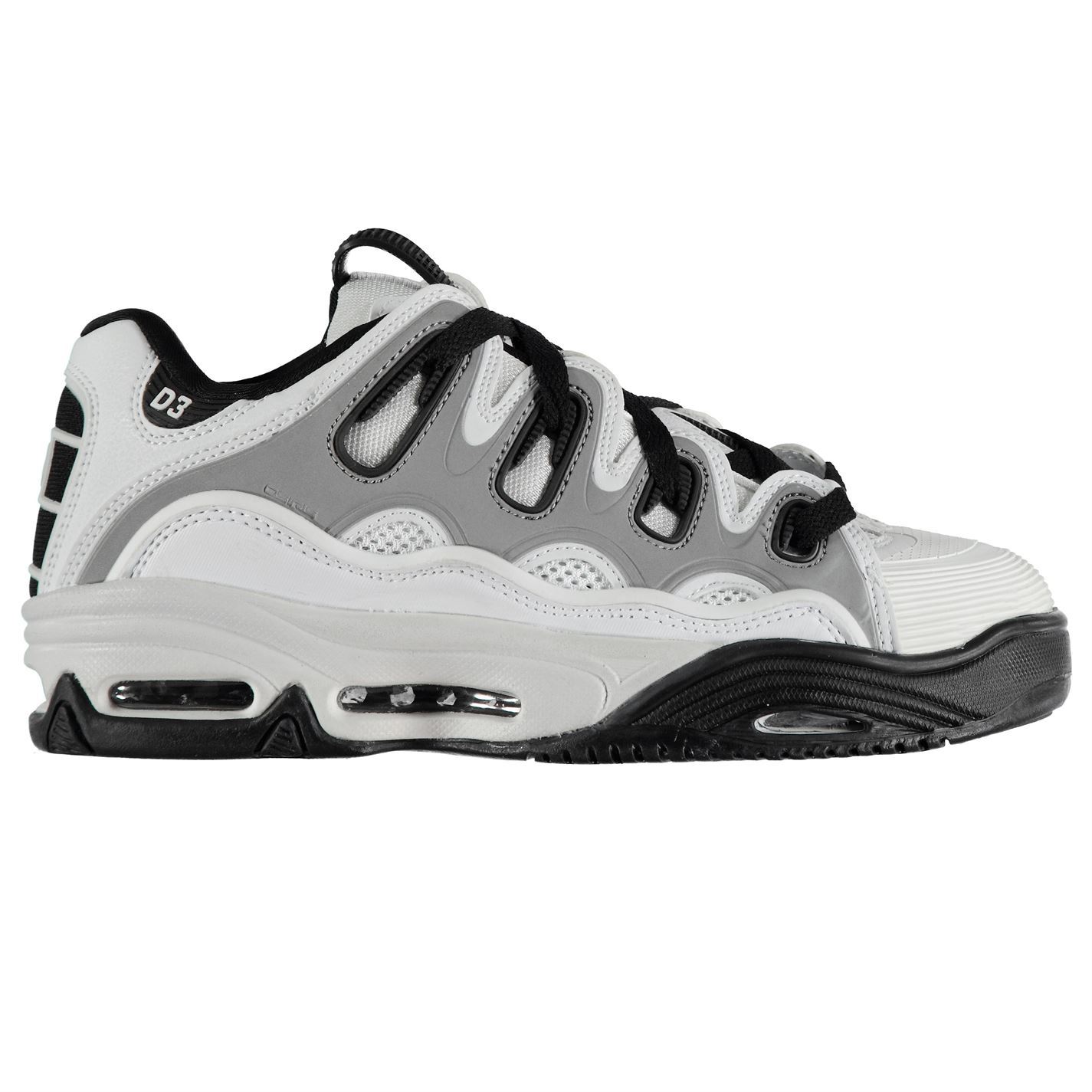 mens skate shoes osiris d3 2001 trainers lace up textured new