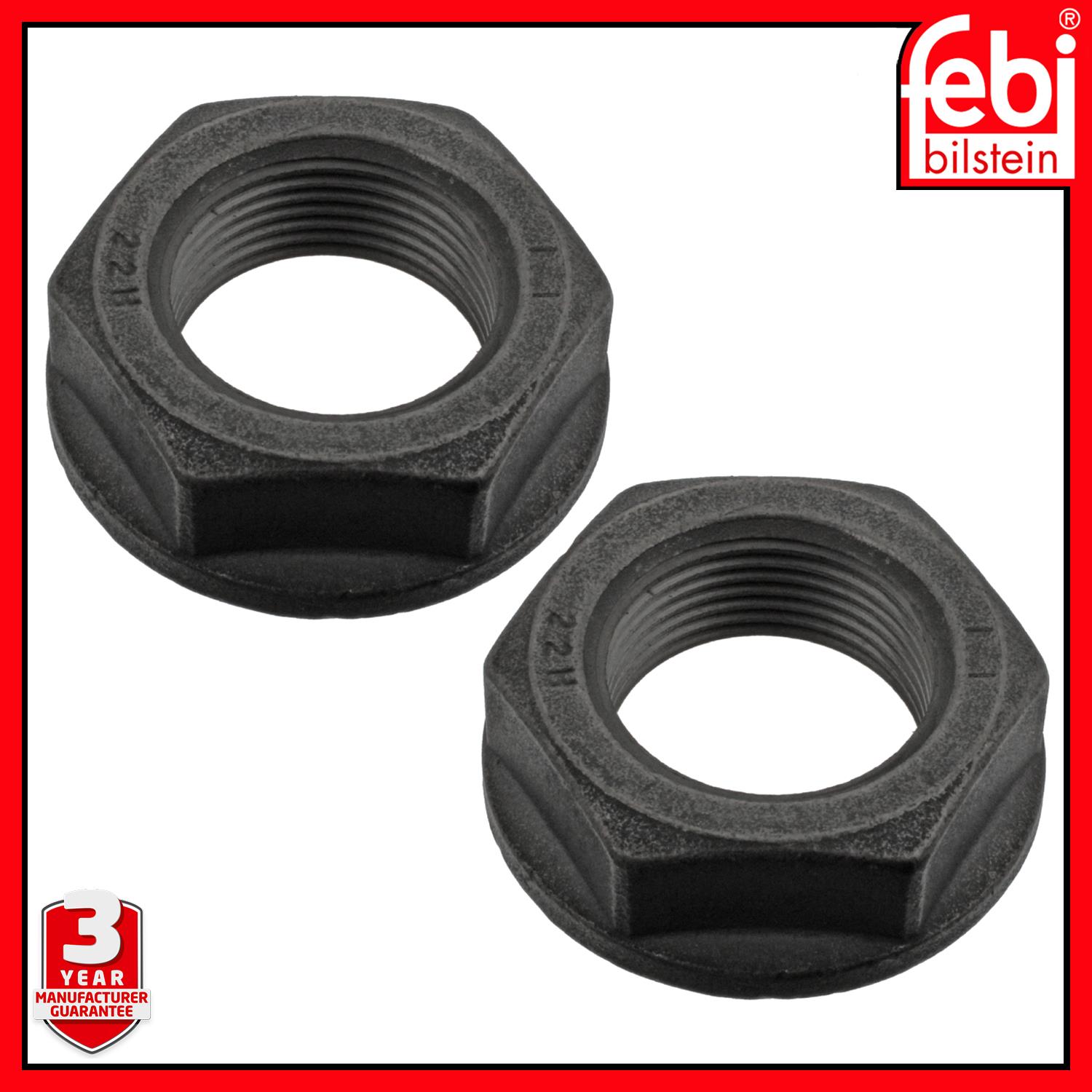 Dスペシャルカバー Front Axle Nut x2 Febi 45450 For Peugeot 205 206 207 208 306 307