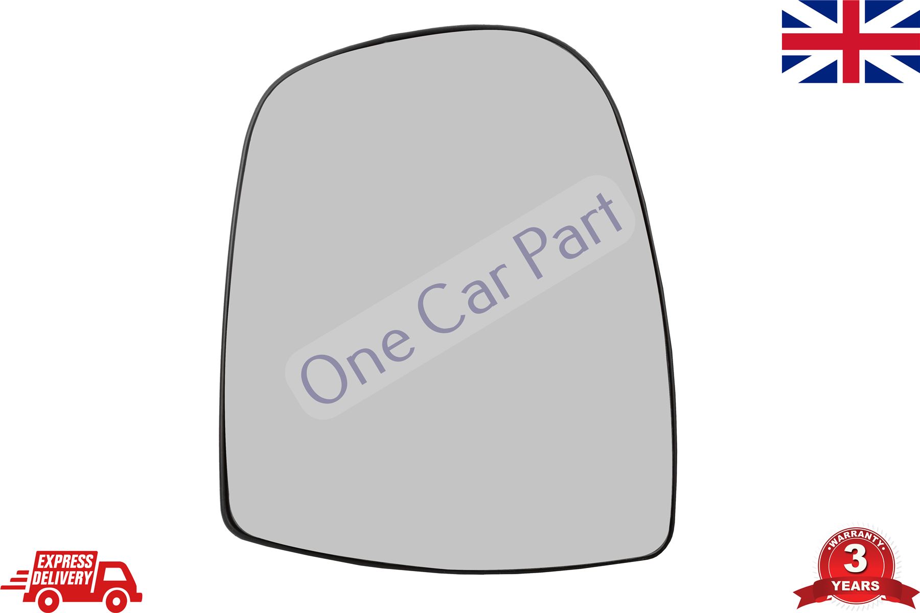 VIVARO F7 2.5D Mirror Glass Left 03 to 14 N//S Passenger Side Door